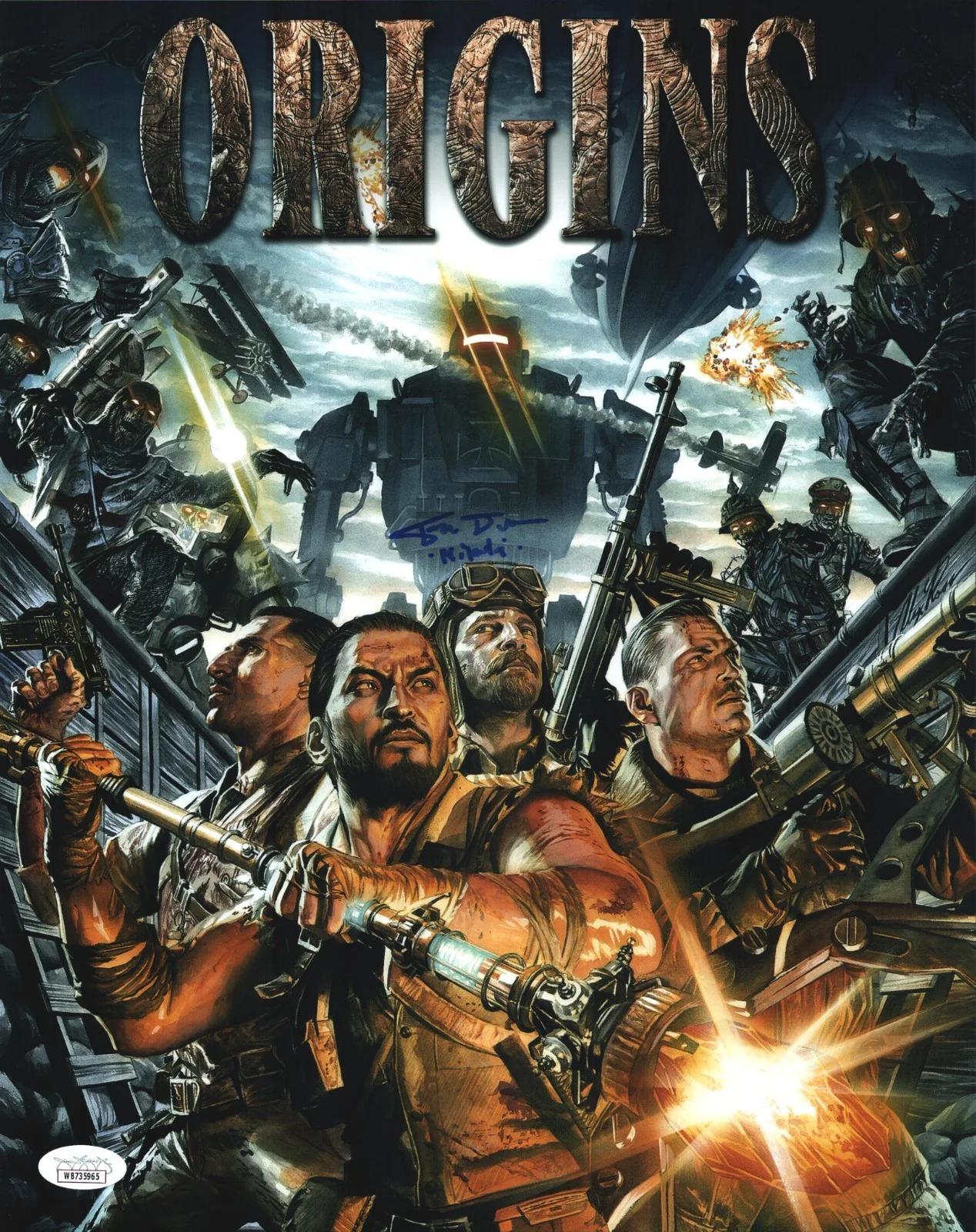 Fred Tatasciore — Fred Tatasciore Signed 11x14 Call of Duty Zombies Nikolai Autograph JSA COA WIT