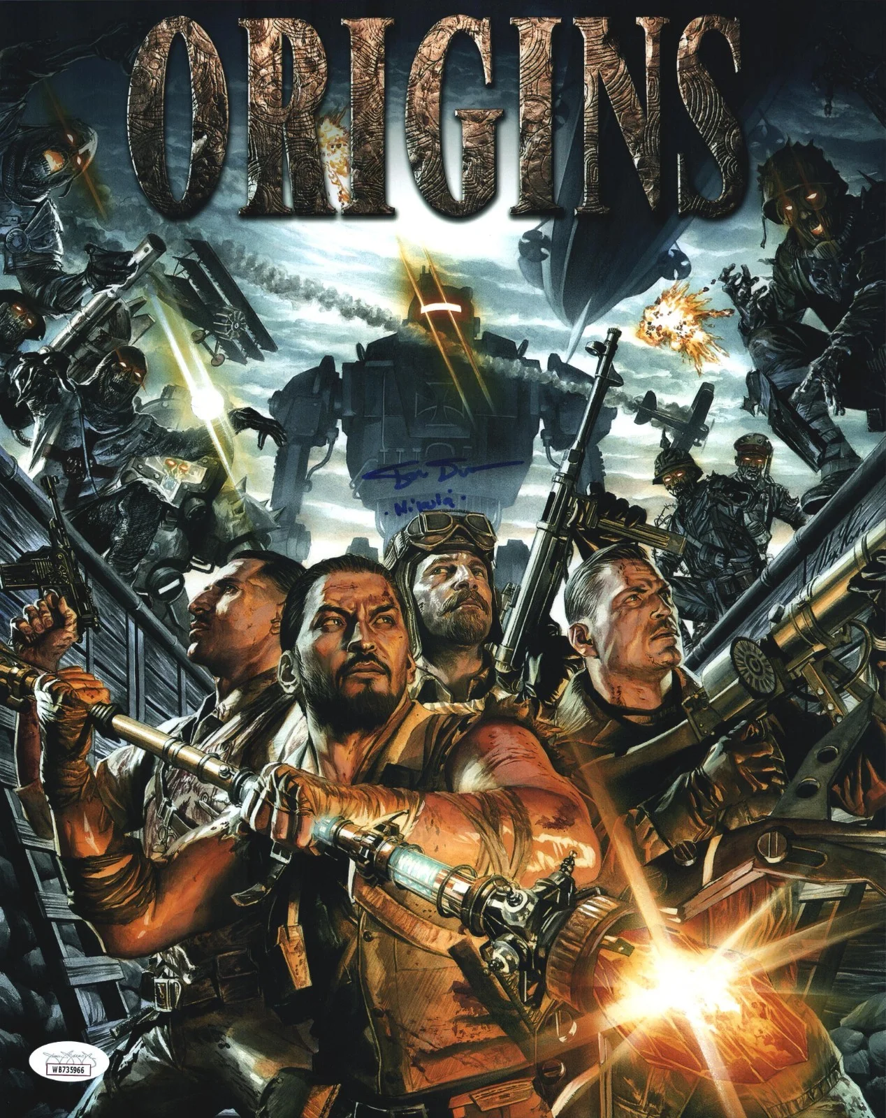 Fred Tatasciore — Fred Tatasciore Signed 11x14 Call of Duty Zombies Nikolai Autograph JSA COA WIT