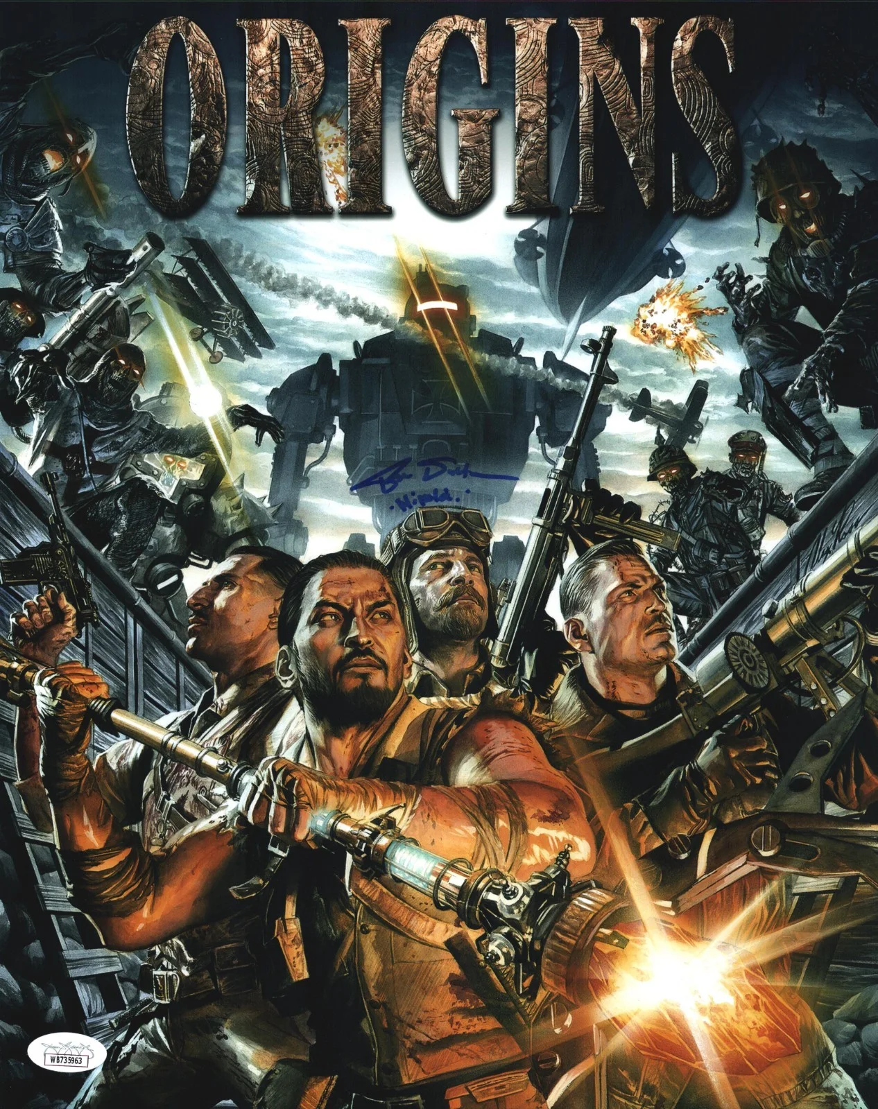Fred Tatasciore — Fred Tatasciore Signed 11x14 Call of Duty Zombies Nikolai Autograph JSA COA WIT