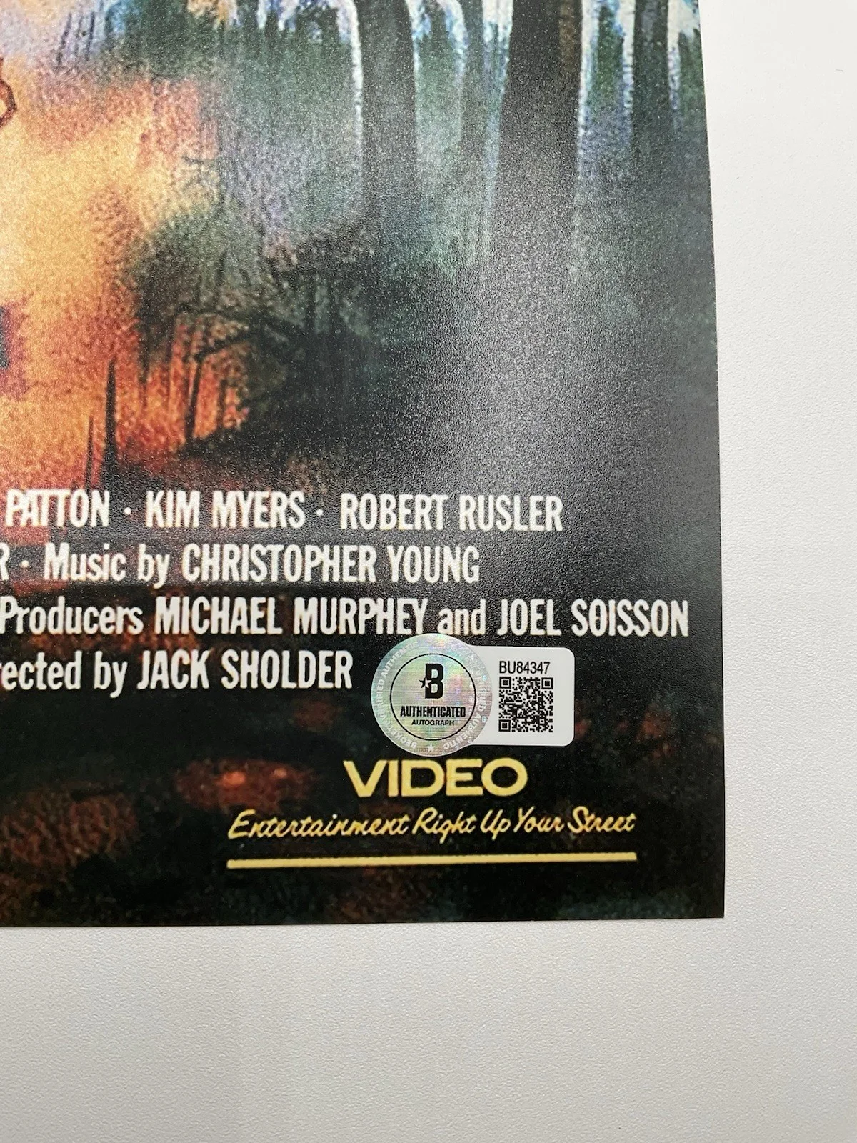 Jack Sholder — Jack Sholder signed Nightmare on Elm Street signed 12x18 BAS Freddys Revenge pic, image 3
