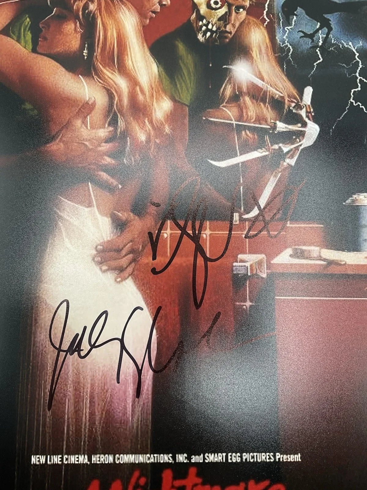 Jack Sholder — Jack Sholder signed photo Nightmare on Elm Street signed 12x18 BAS Kim Myers pic, изображение 2