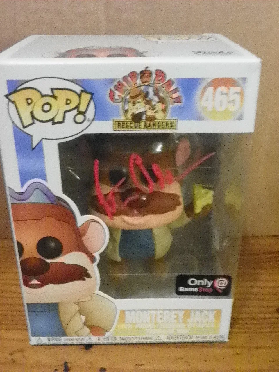 Peter Cullen — Disney Monterey Jack Peter Cullen Signed Autographed Funko Pop #465 Becket COA, изображение 3