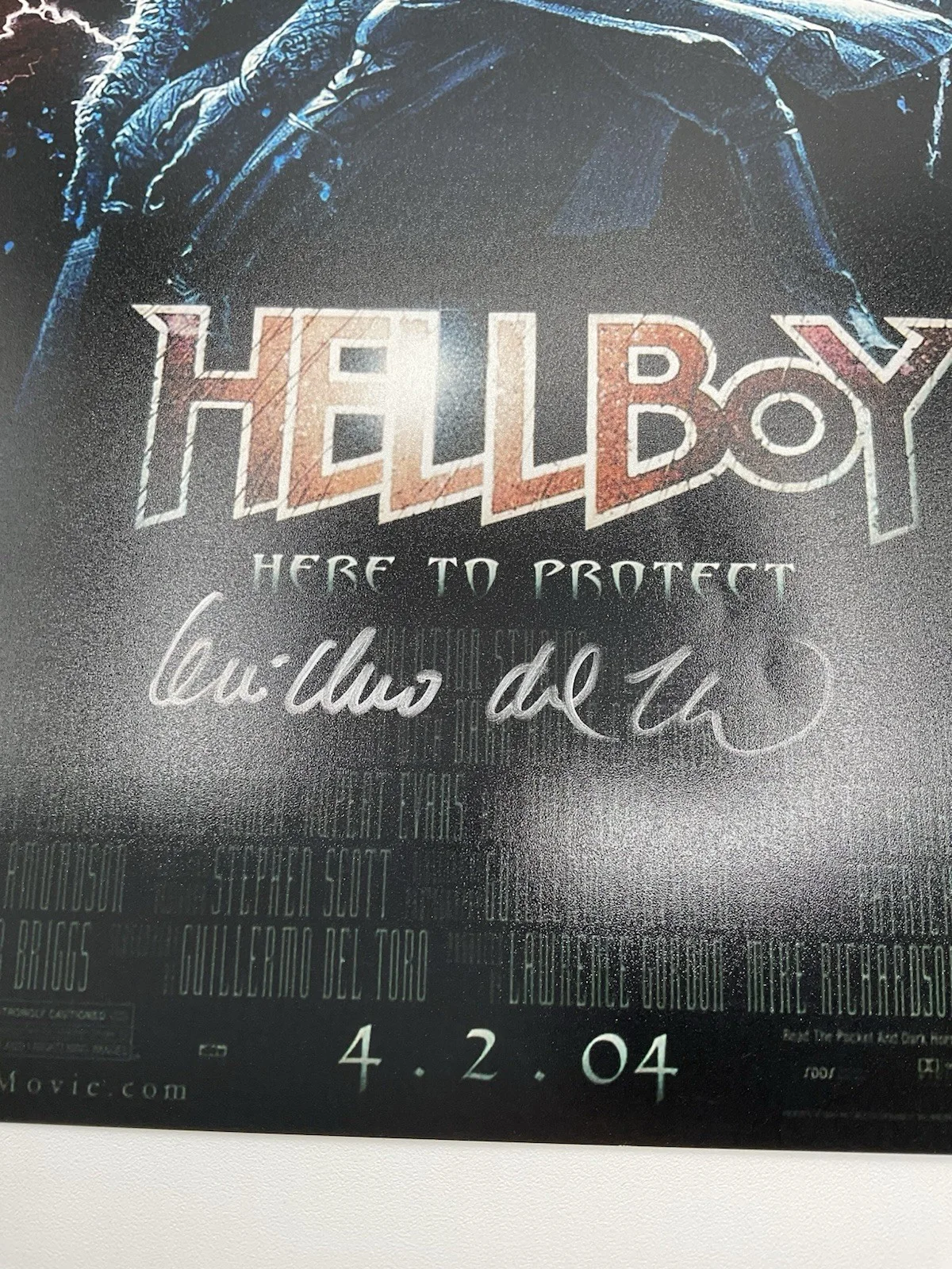 Guillermo del Toro — Guillermo del Toro signed photo BAS Hellboy signed 12x18 del Toro autographed, изображение 2