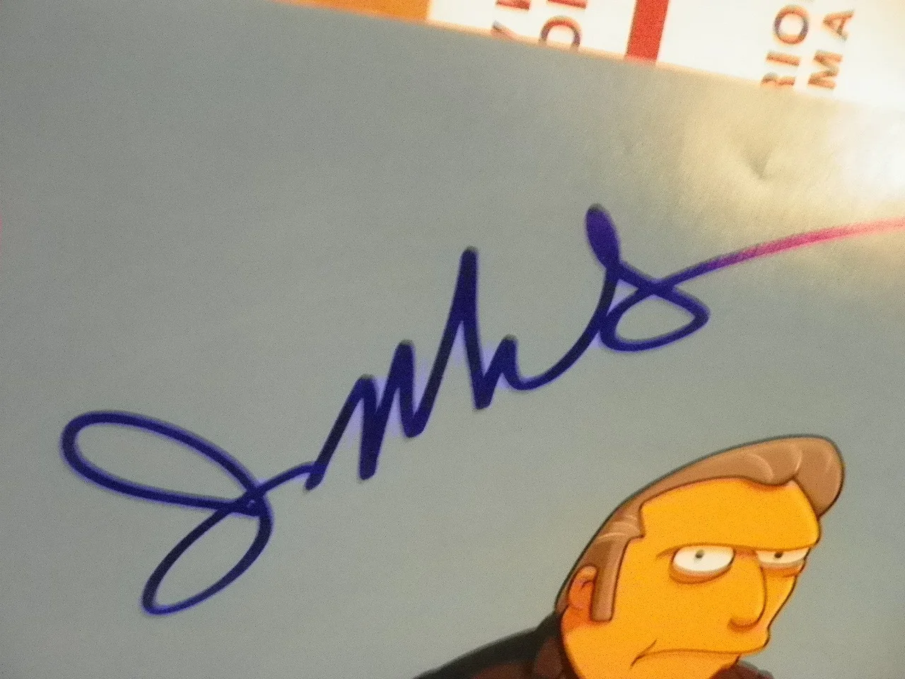 Joe Mantegna — The Simpsons Fat Tony Joe Mantegna Signed Autographed 11X14 Photo Beckett COA, изображение 2