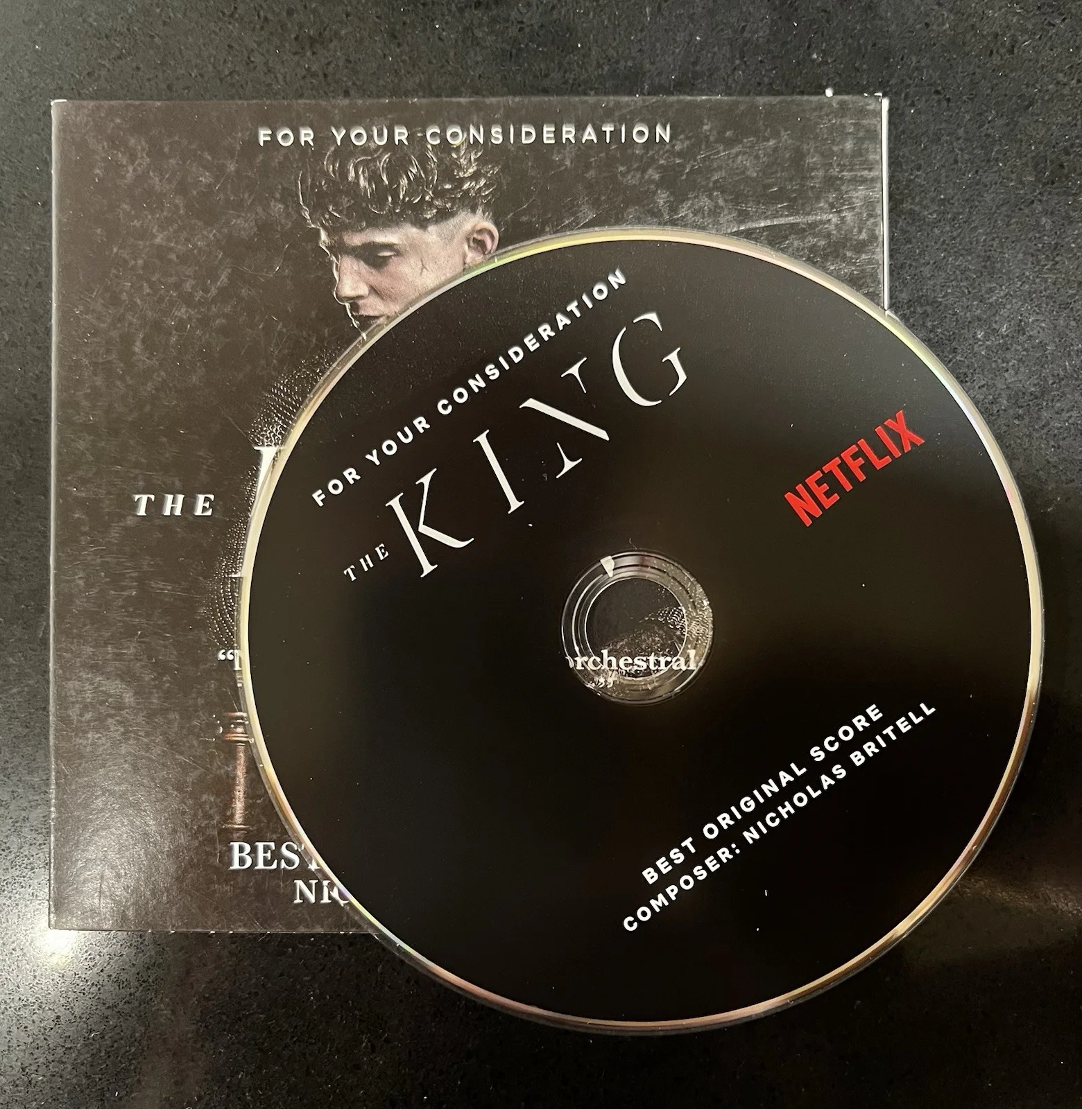 THE KING 2019 NETFLIX FYC SCORE CD Nicholas Britell, изображение 3