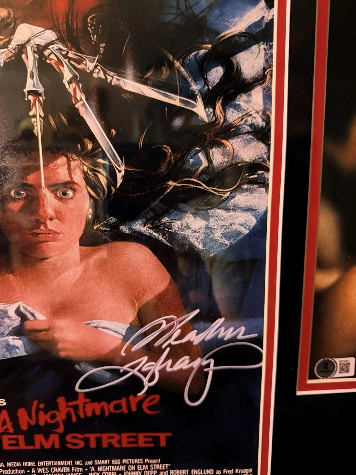 Johnny Depp Robert Englund — Nightmare on Elm Street Johnny Depp Englund, Langenkamp, Wyss Signed Poster JSA, изображение 5