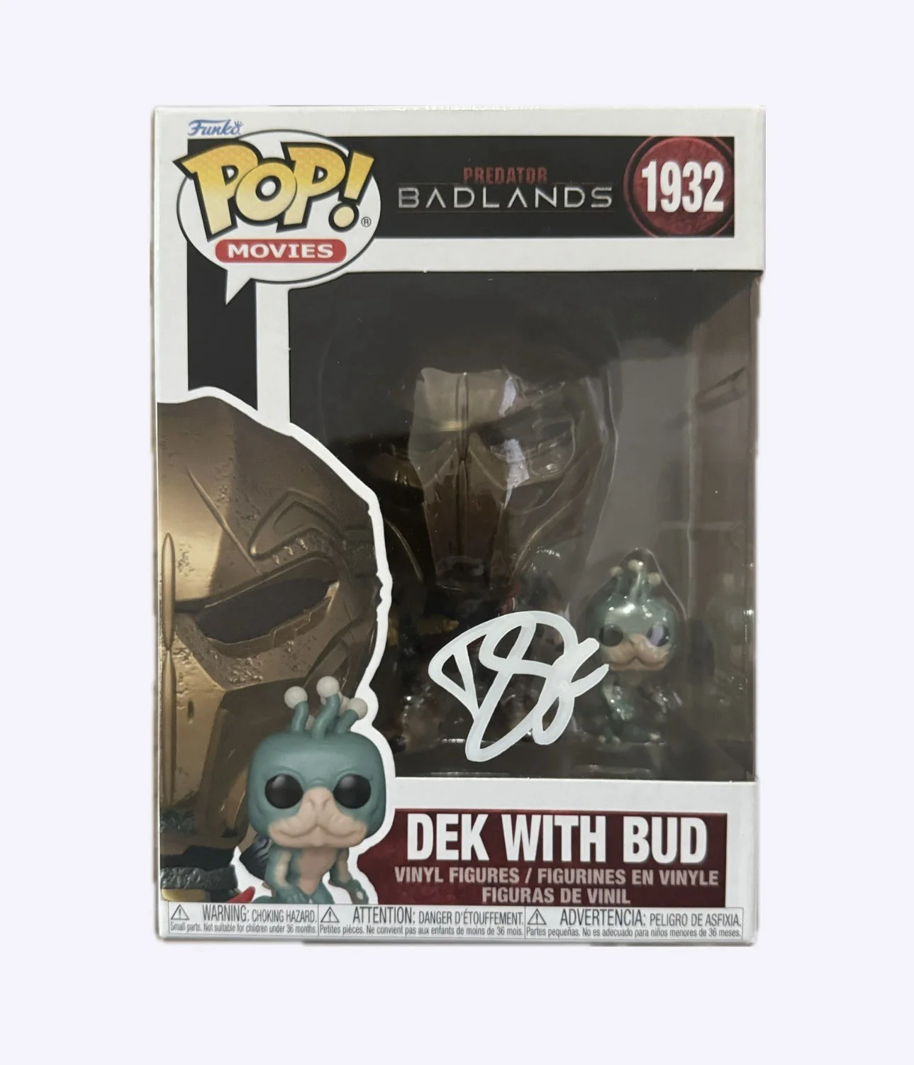 Dimitrius Koloamatangi — Dimitrius Koloamatangi Signed Dek Funko 1932 Predator Badlands SWAU COA 2