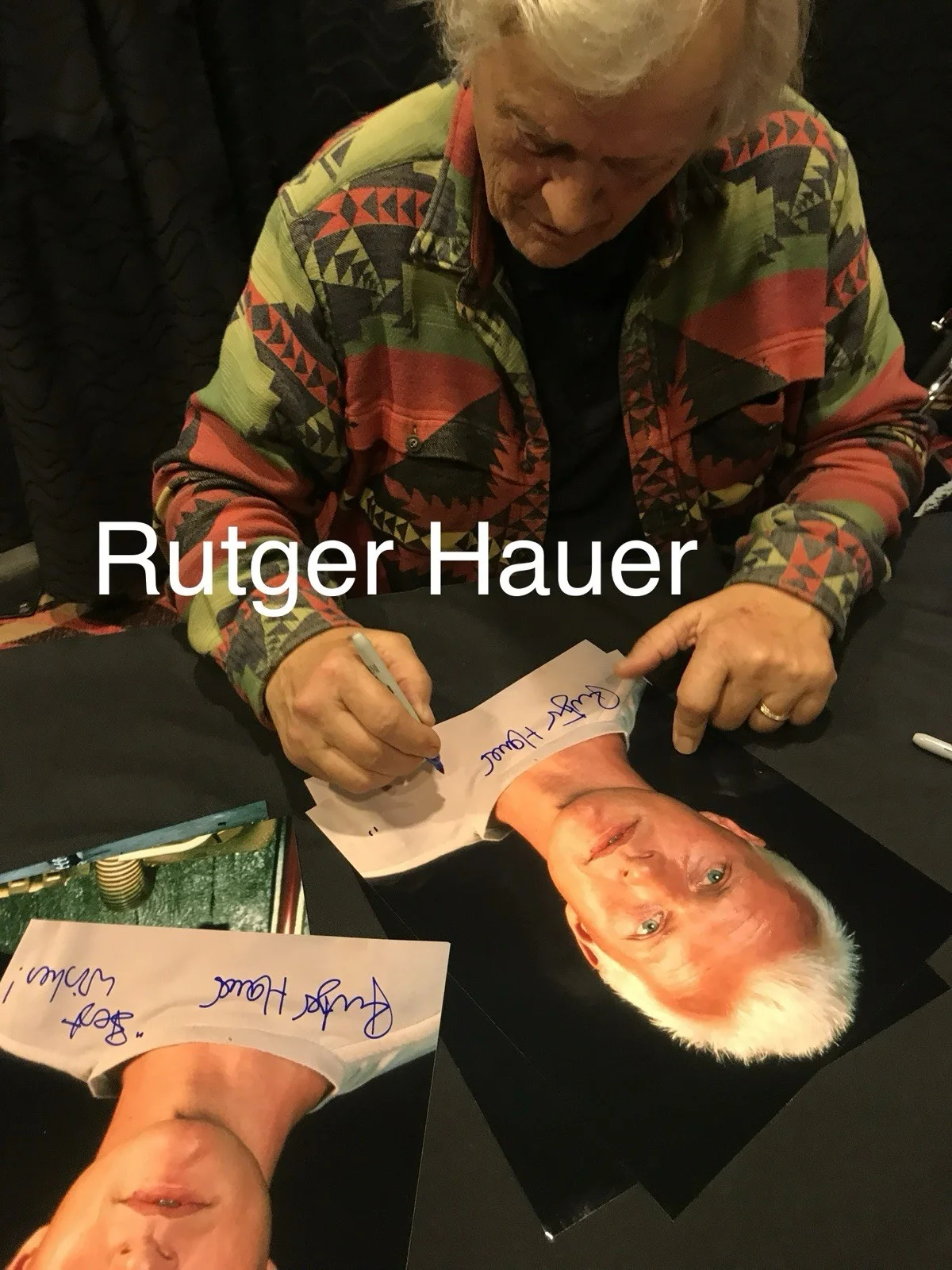 Rutger Hauer — Rutger Hauer signed 11x14 Photo In Person. Exact Proof. Blade Runner, изображение 4
