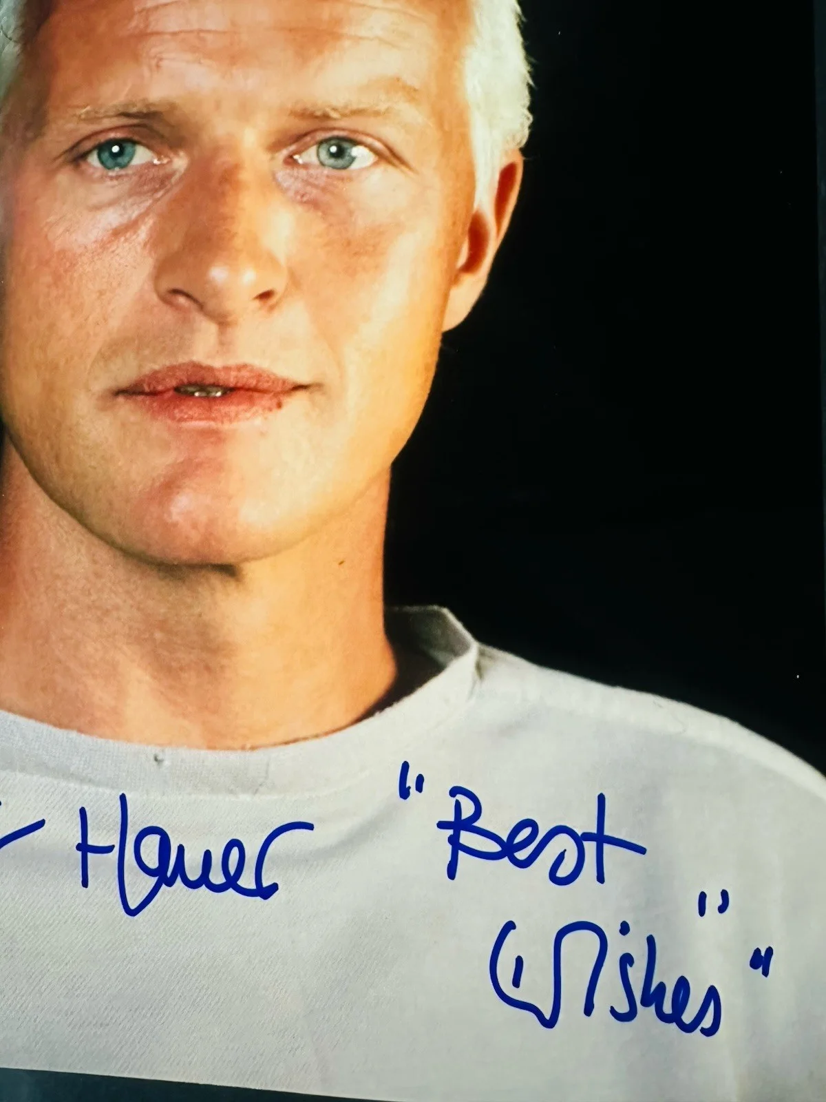 Rutger Hauer — Rutger Hauer signed 11x14 Photo In Person. Exact Proof. Blade Runner, изображение 3