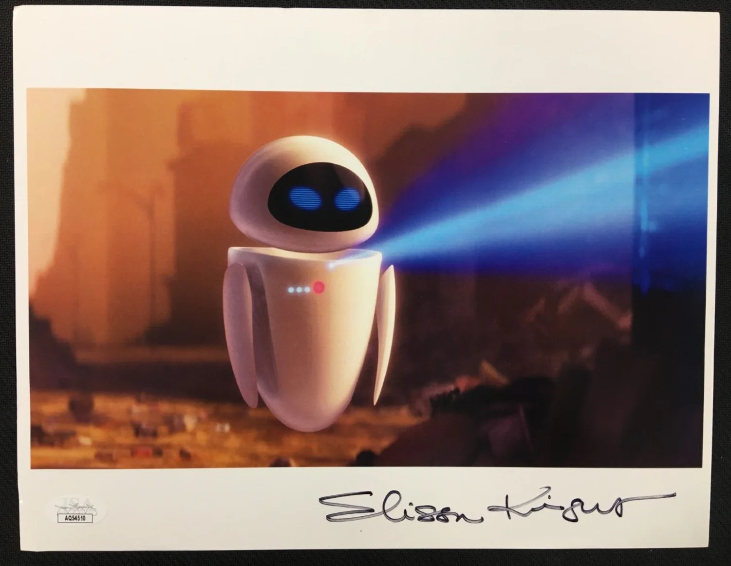 Elissa Knight — Elissa Knight Signed Color Print JSA Cert w/COA Pixar Voice Actor "Eve" WALL-E!, image 2