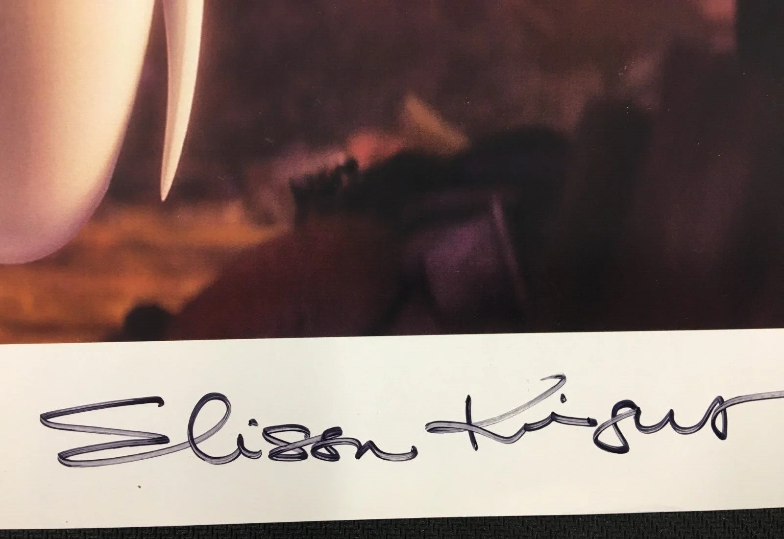 Elissa Knight — Elissa Knight Signed Color Print JSA Cert w/COA Pixar Voice Actor "Eve" WALL-E!, image 3