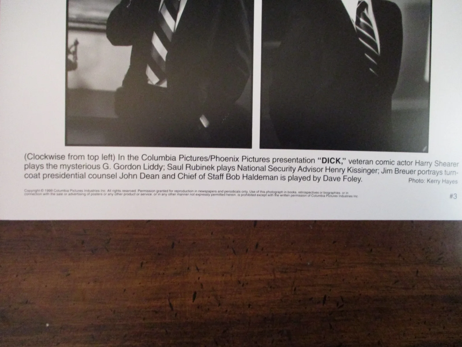 Harry Shearer/Saul Rubinek/Jim Breuer/Dave Foley (DICK)1999 8 x 10 B &W Photo, изображение 4