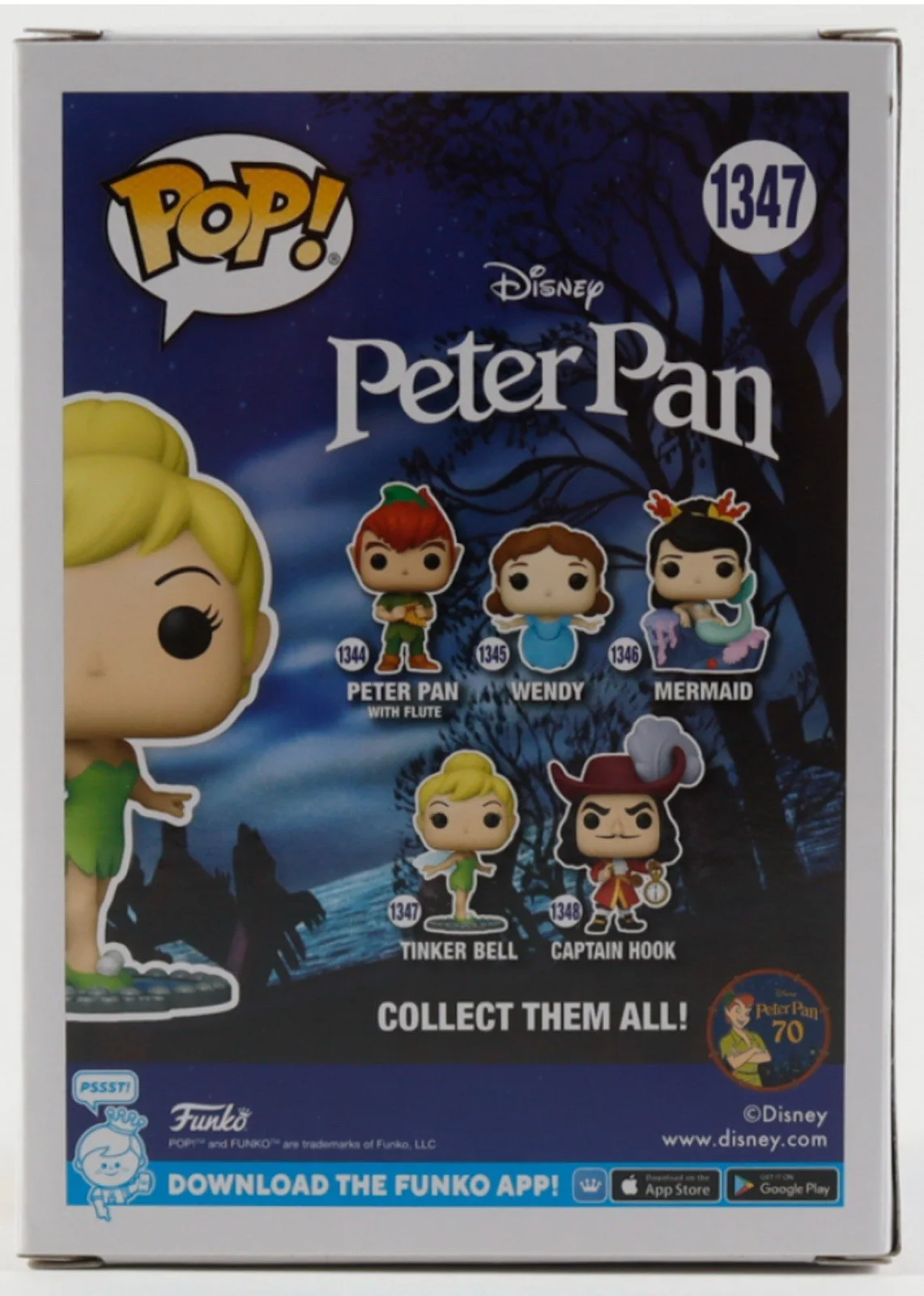 Margaret Kenny — Margaret Kerry Signed Peter Pan 1347 Tinker Bell Funko Inscribed Tinker Bell JSA, изображение 3