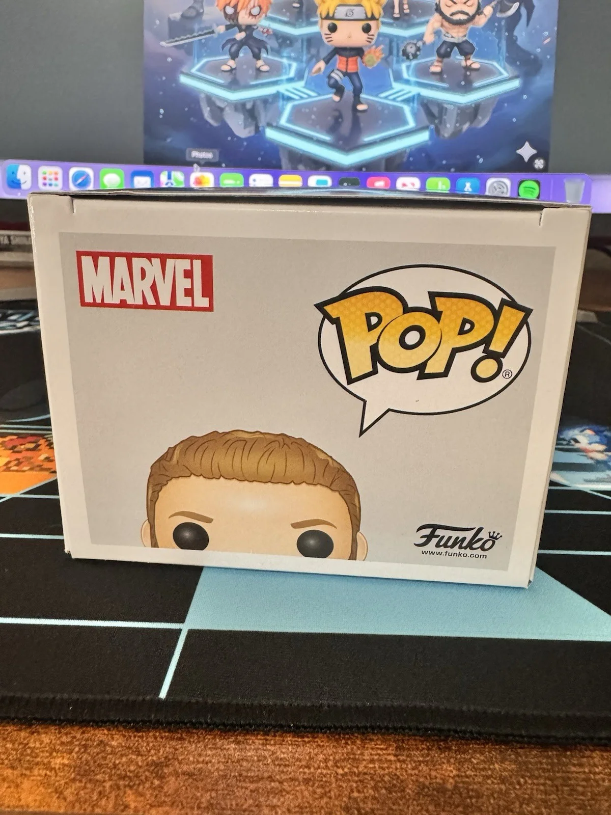 Chris Evans Autographed Captain America Funko Pop 288 Signed Bearded Cap! SWAL., изображение 5