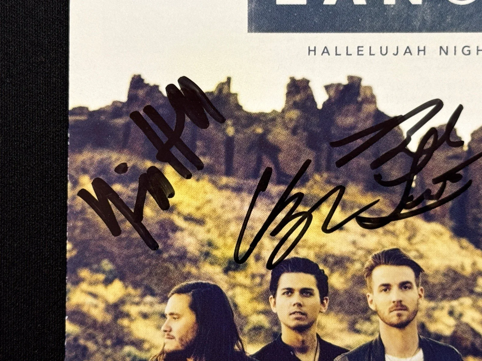 LANCO Signed CD Booklet Cover Hallelujah Nights Autographed Autograph all 5, image 2