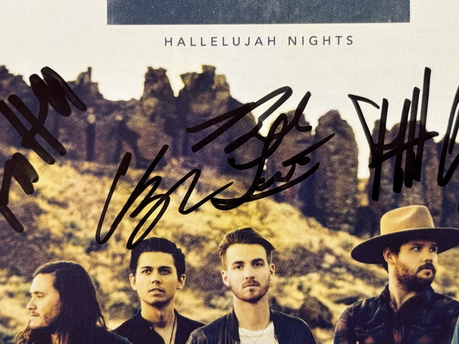 LANCO Signed CD Booklet Cover Hallelujah Nights Autographed Autograph all 5, image 3
