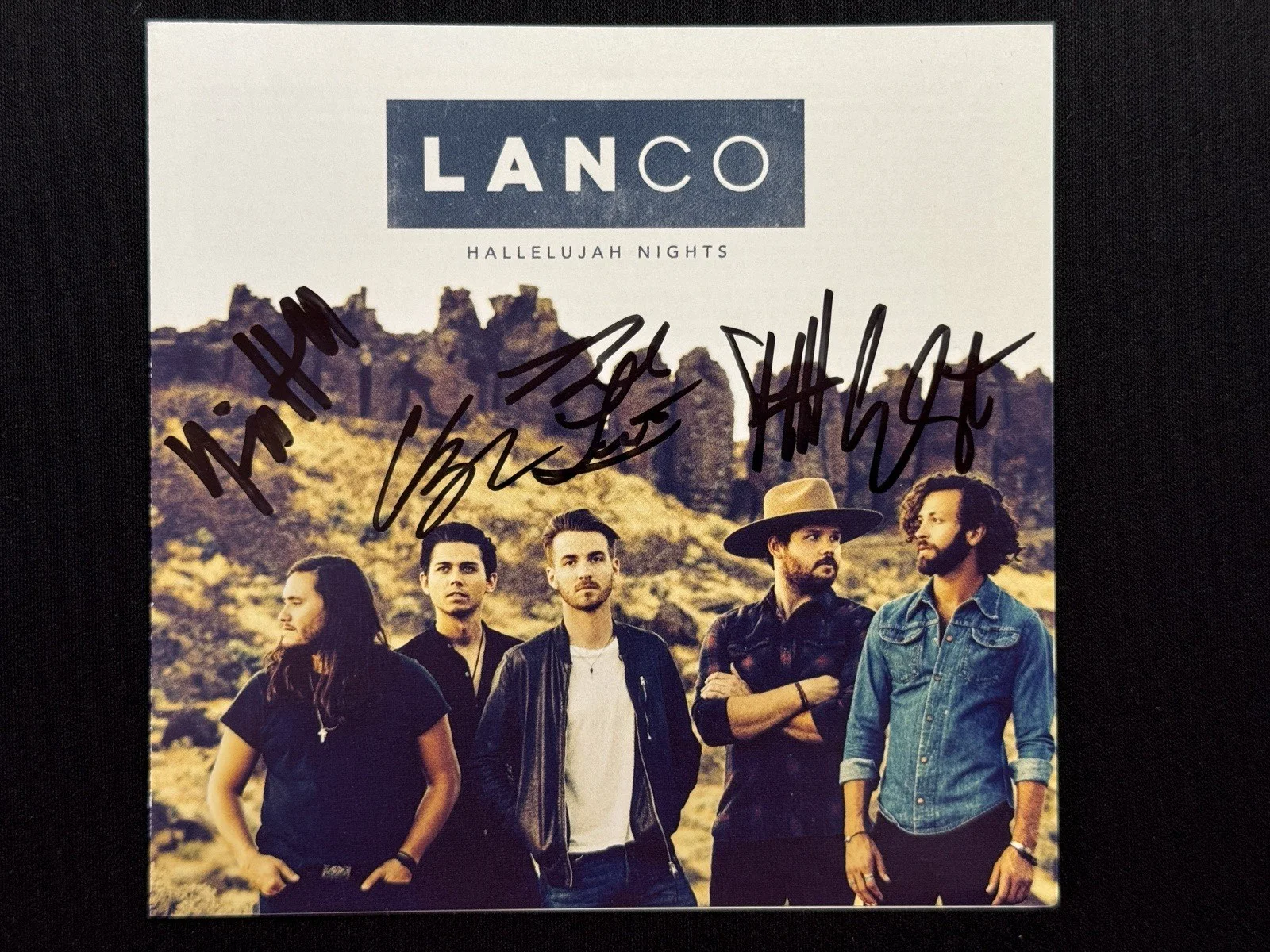 LANCO Signed CD Booklet Cover Hallelujah Nights Autographed Autograph all 5, image 5