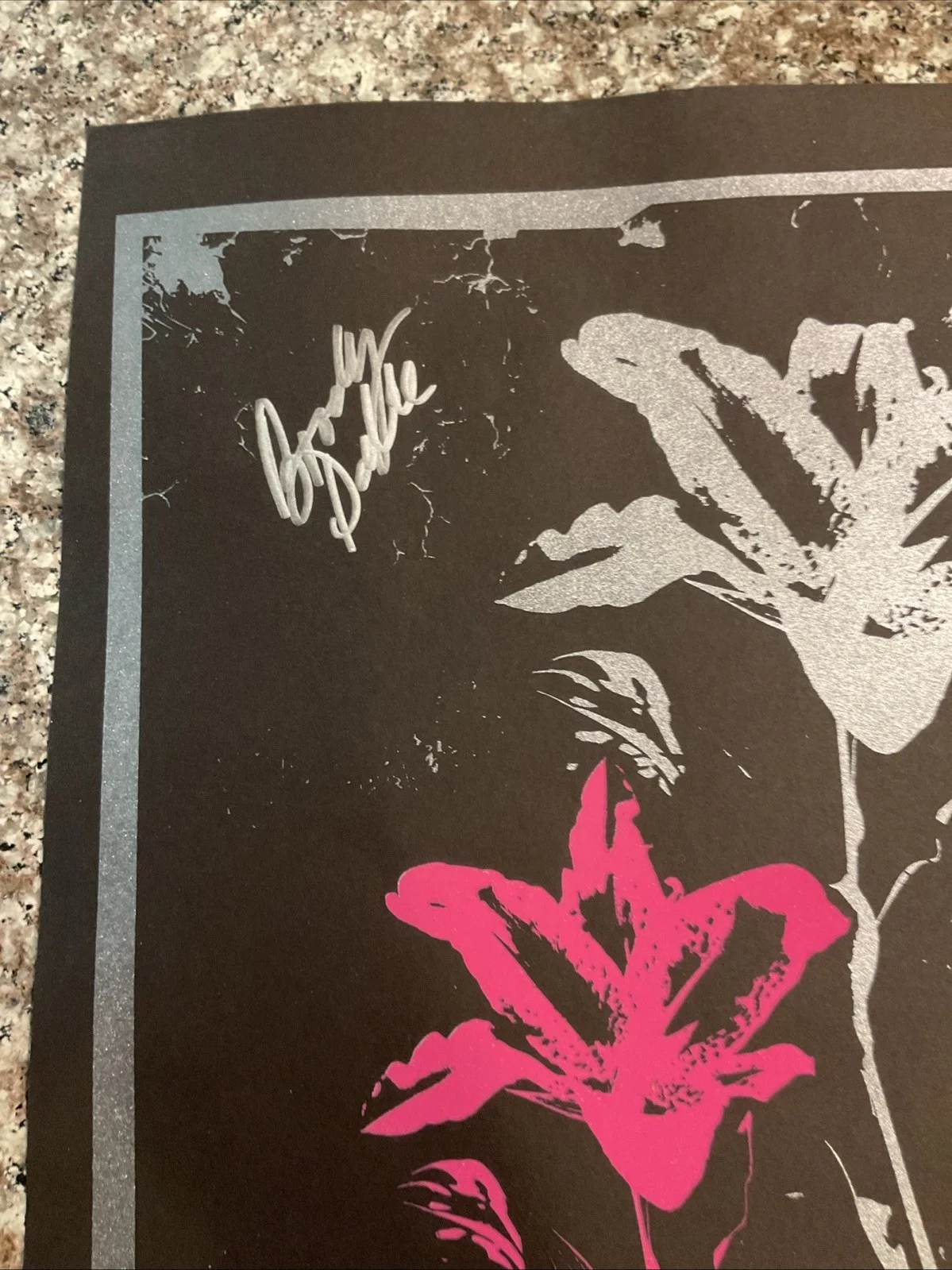 13x19.5 Brody Dalle & Spinnerette Band Mates Signed Poster 2008 Alex Bar LBC, изображение 2