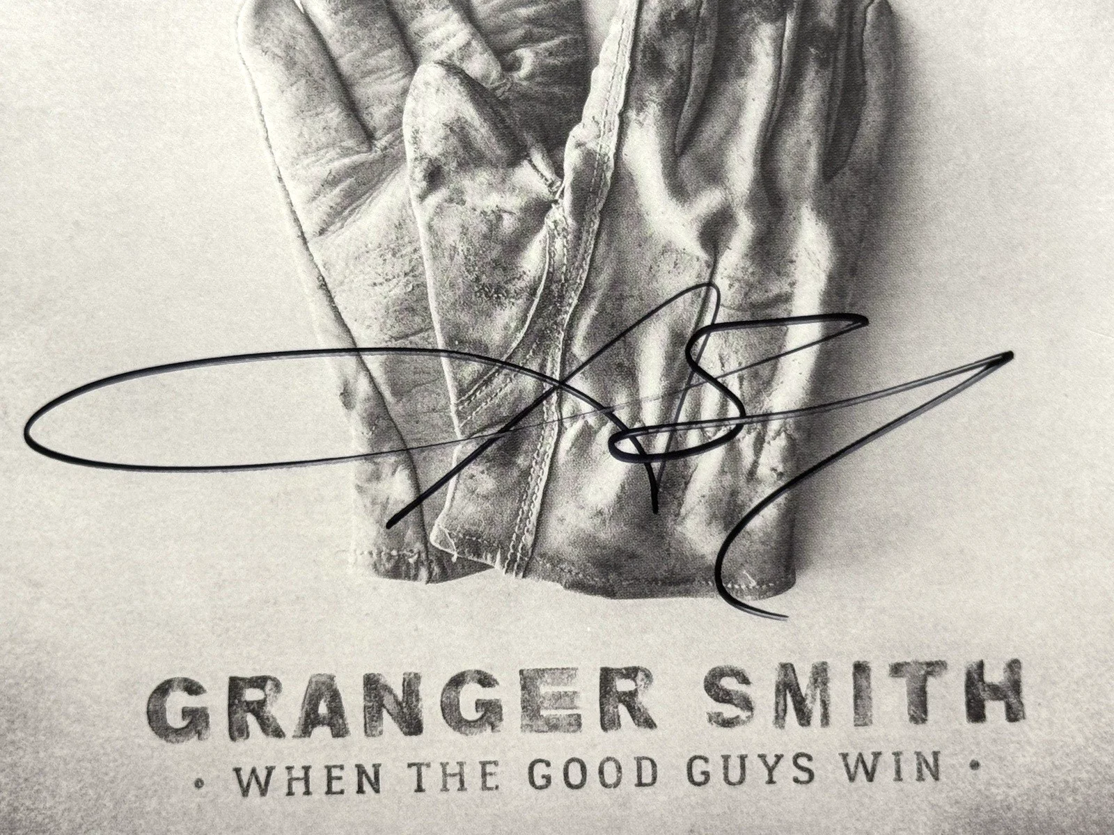 Granger Smith Signed Autograph When the Good Guys Win CD Yee Yee You're In It, изображение 2