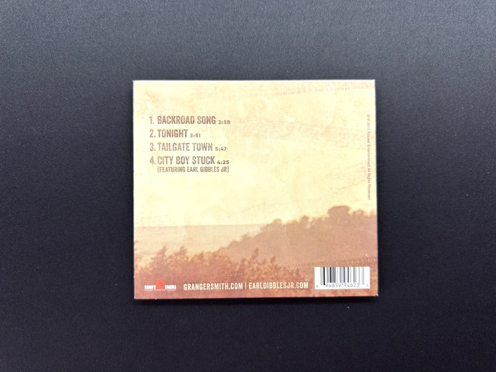 Granger Smith Signed Autograph 4x4 CD Yee Yee Backroad Song City Boy Stuck, изображение 4