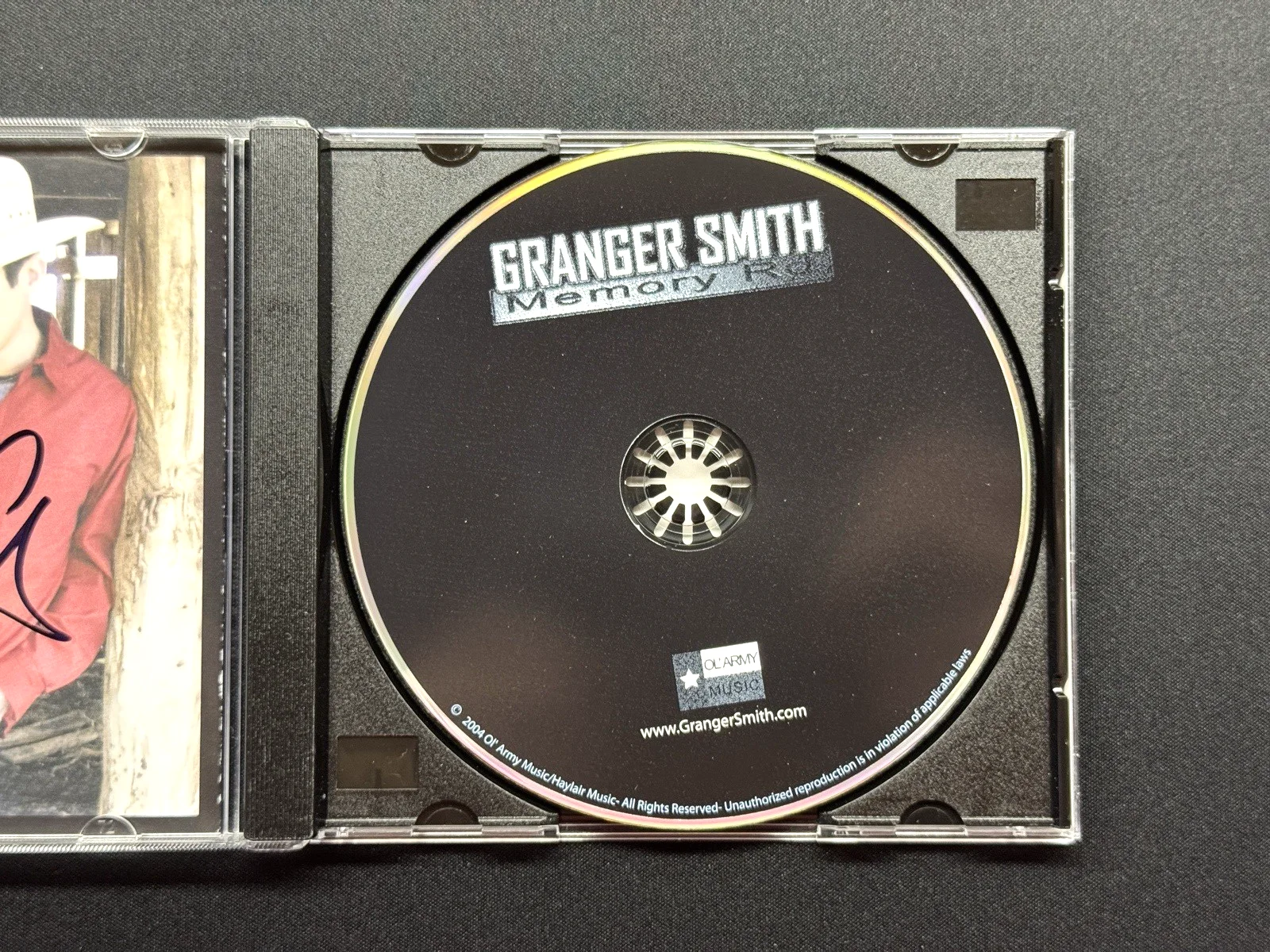 Granger Smith Signed Autograph Memory Rd CD Yee Yee autographed, image 5