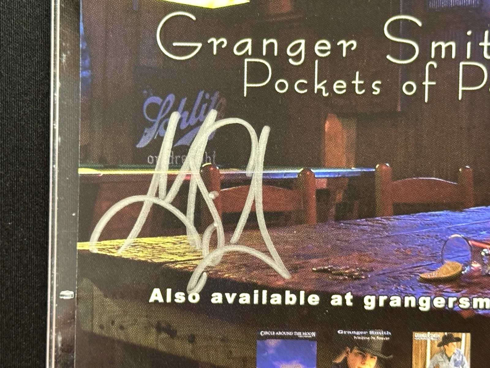 Granger Smith Signed Autograph POCKETS OF PESOS CD Yee Yee autographed, image 3