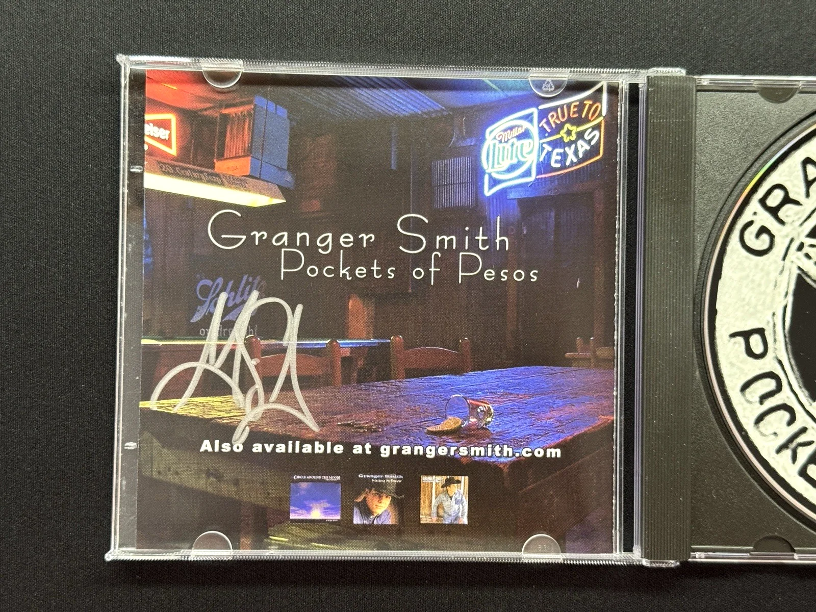 Granger Smith Signed Autograph POCKETS OF PESOS CD Yee Yee autographed, image 4