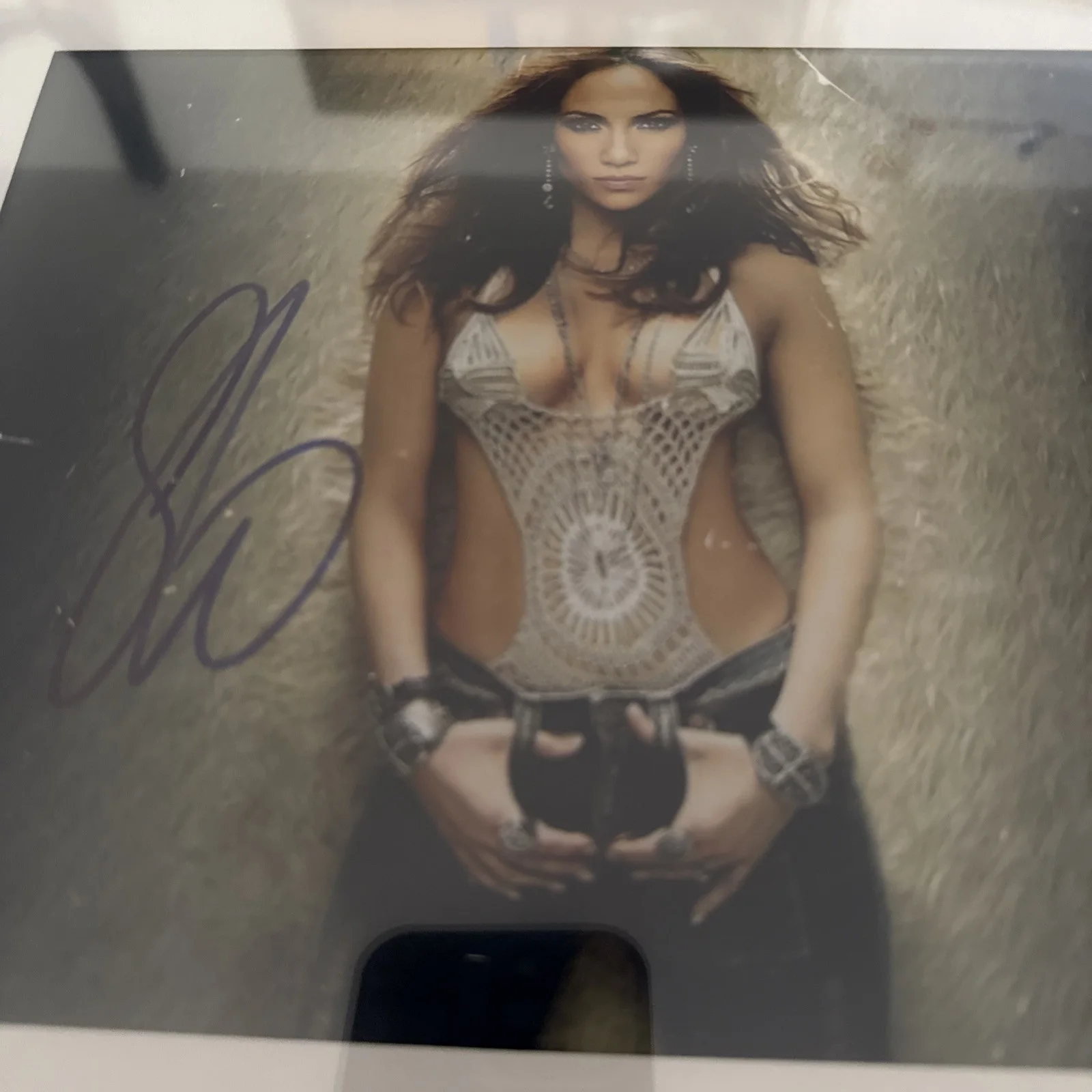 Jennifer Lopez 8x10 Matted Framed Autographed Photo - COA Included See Pics, изображение 2