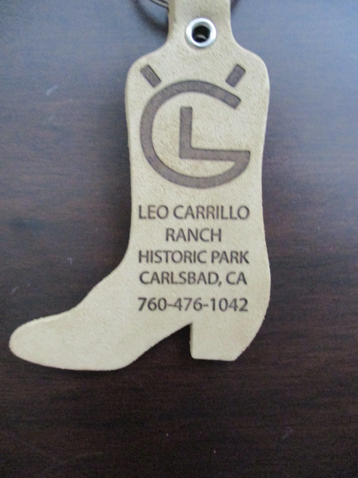 New Leo Carrillo Historic Ranch "Rancho de los Quiotes" key chain, image 2