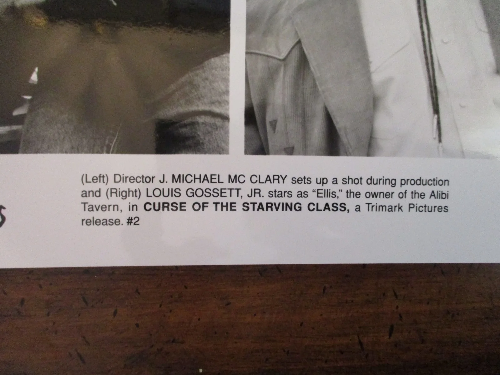 J Michael McClary/Louis Gossett(CURSE OF THE STARVING CLASS) 1994 10 x 8 Photo, изображение 3