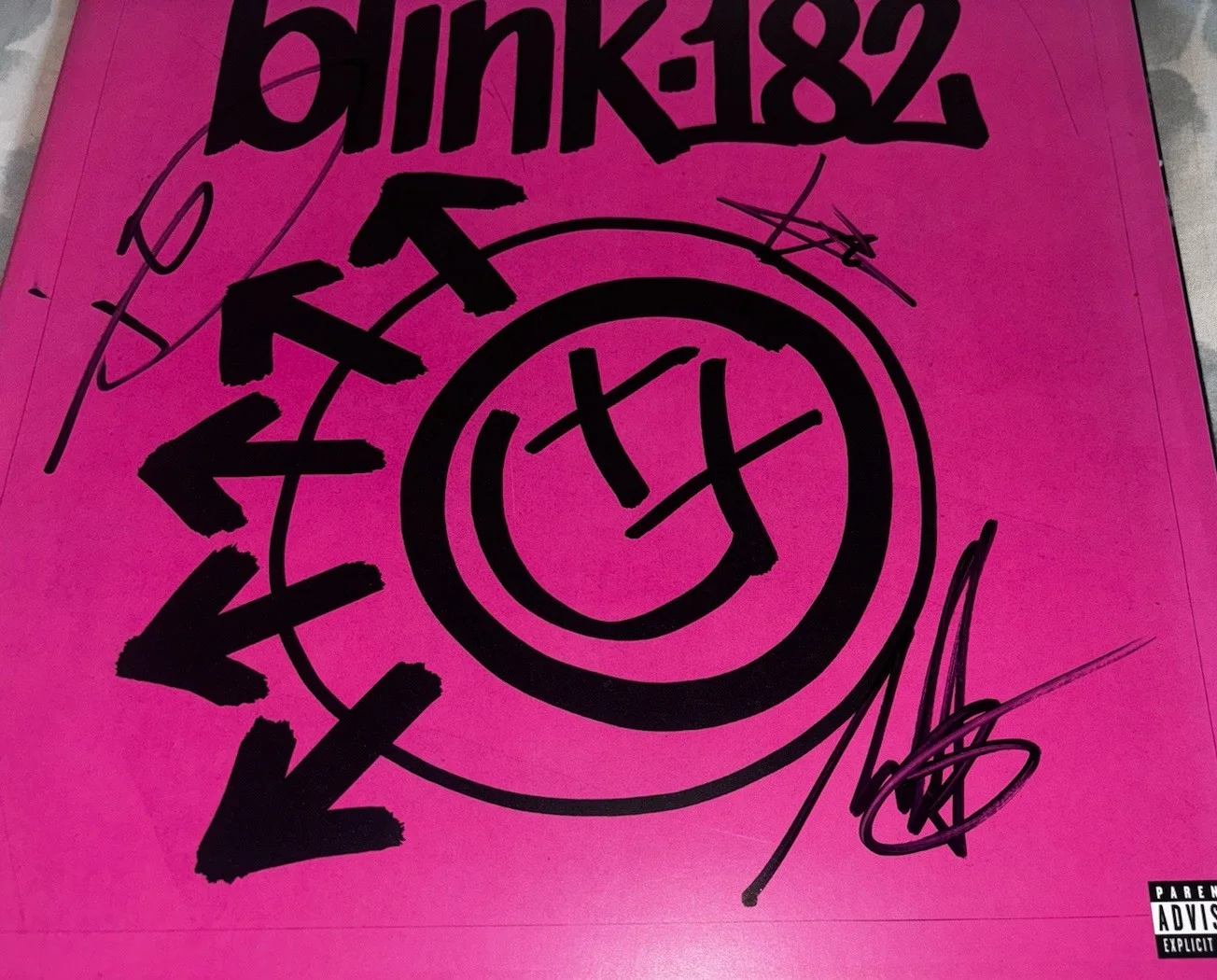 Blink 182 Signed Album Travis Barker Mark Hoppus Tom DeLonge One More Time Proof, изображение 2
