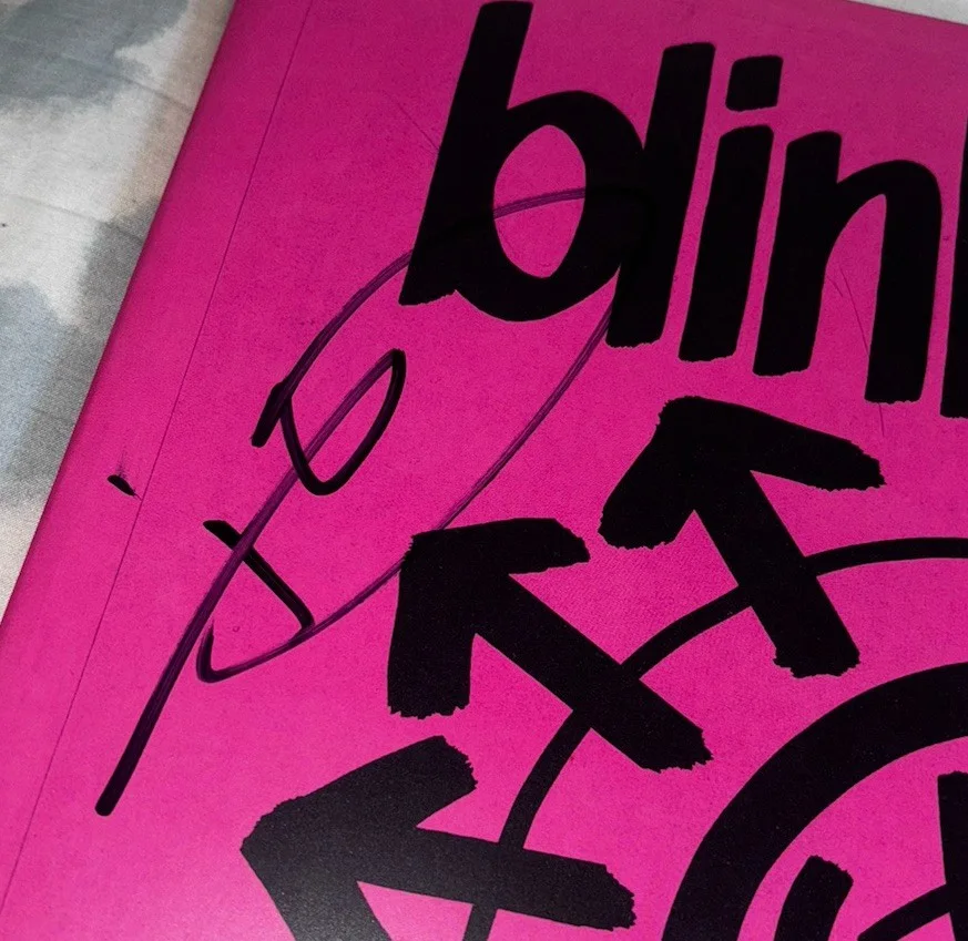 Blink 182 Signed Album Travis Barker Mark Hoppus Tom DeLonge One More Time Proof, изображение 3