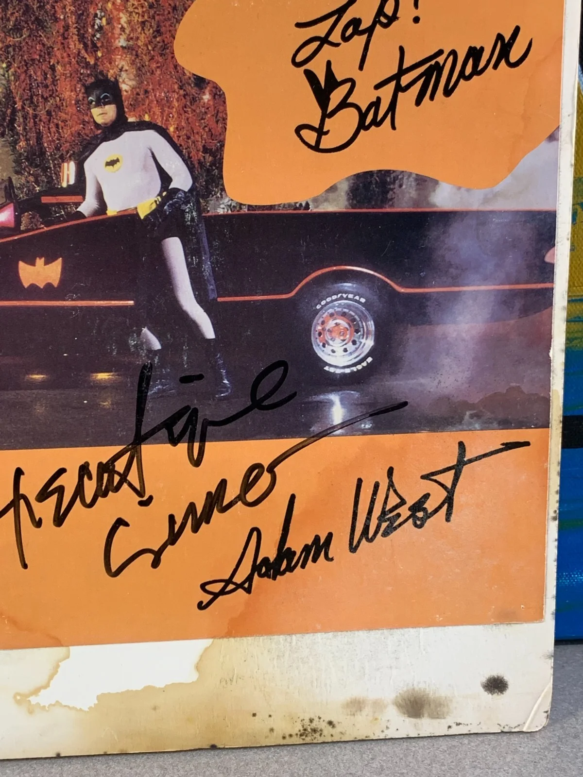 Adam West Zap Batman Signed Autograph Personalized, image 4