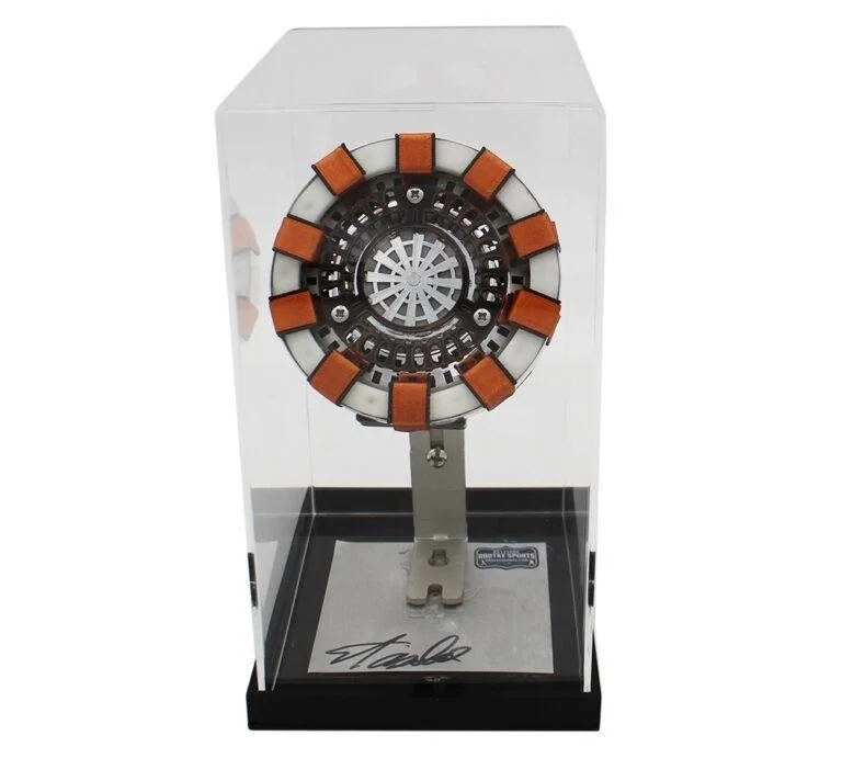 Stan Lee — Stan Lee Signed "Iron Man" Arc Reactor Prop with Display Case (Radtke), image 2