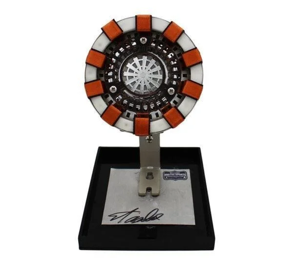 Stan Lee — Stan Lee Signed "Iron Man" Arc Reactor Prop with Display Case (Radtke), image 4