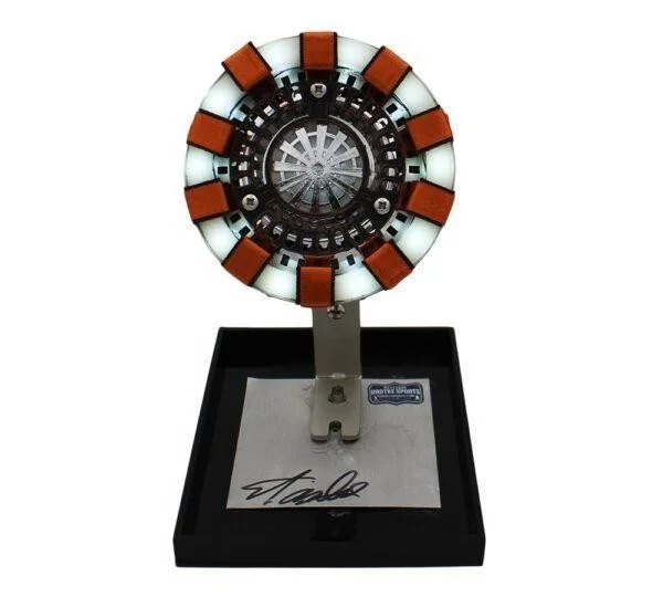 Stan Lee — Stan Lee Signed "Iron Man" Arc Reactor Prop with Display Case (Radtke), image 5