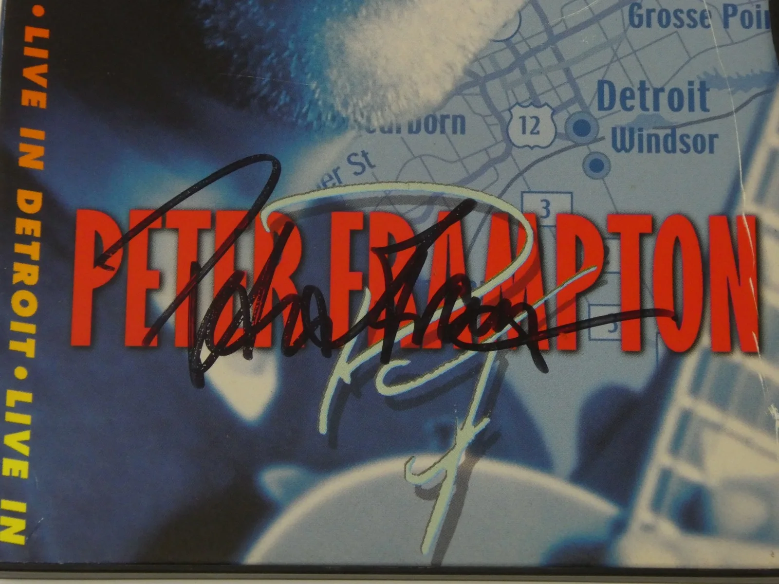 Peter Frampton Signed DVD Cover Live In Detroit Autographed JSA COA, image 2