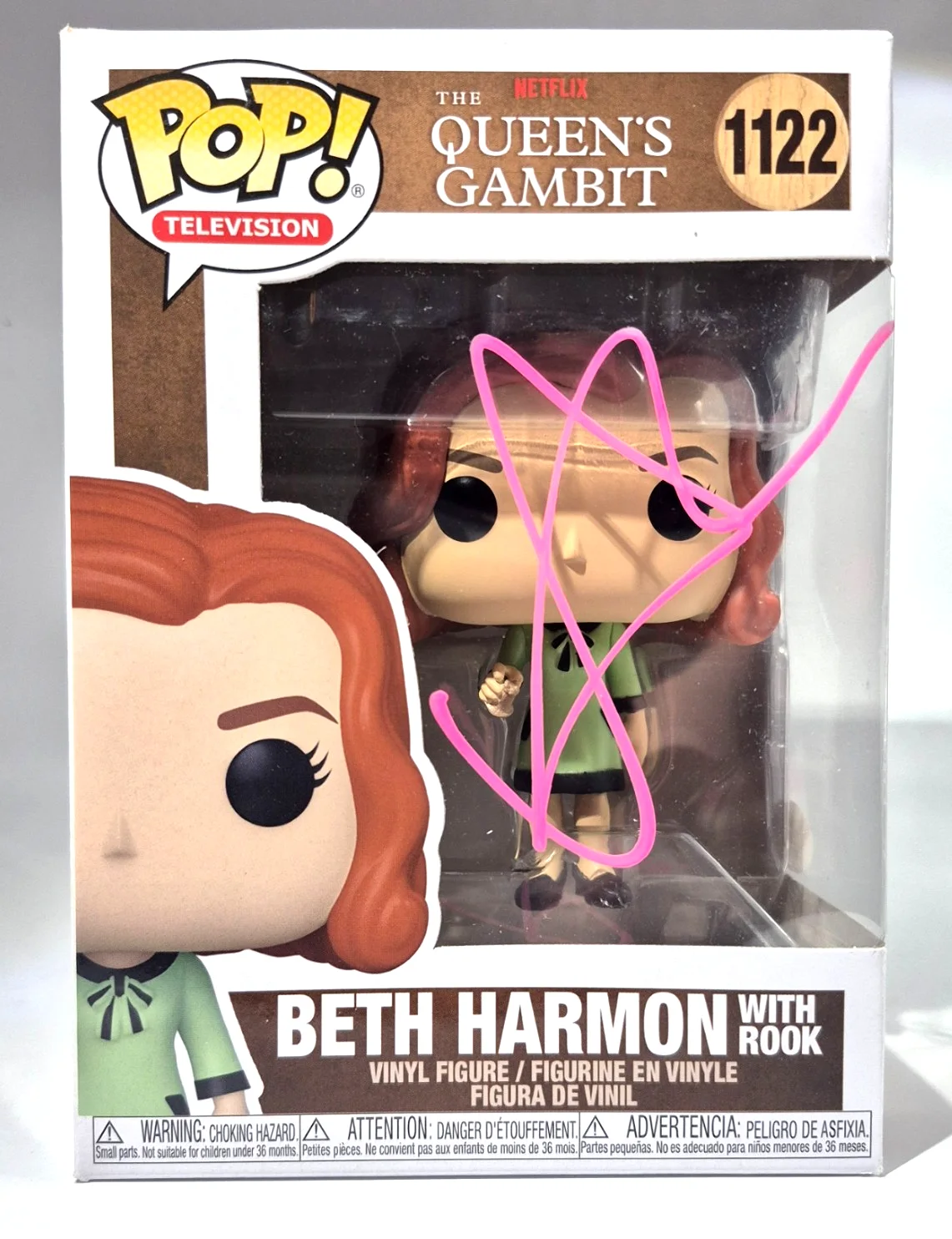 Anya Taylor-Joy — ANYA TAYLOR-JOY SIGNED AUTOGRAPH QUEEN'S GAMBIT BETH HARMON FUNKO POP JSA COA 2
