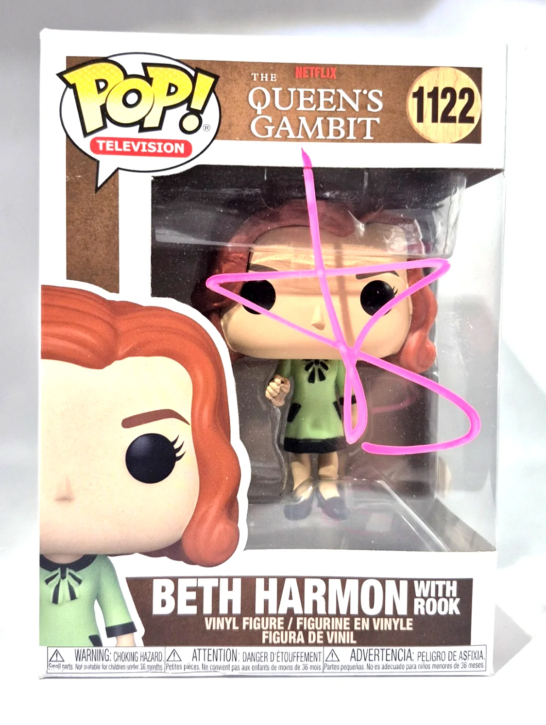 Anya Taylor-Joy — ANYA TAYLOR-JOY SIGNED AUTOGRAPH QUEEN'S GAMBIT BETH HARMON FUNKO POP JSA COA, изображение 2