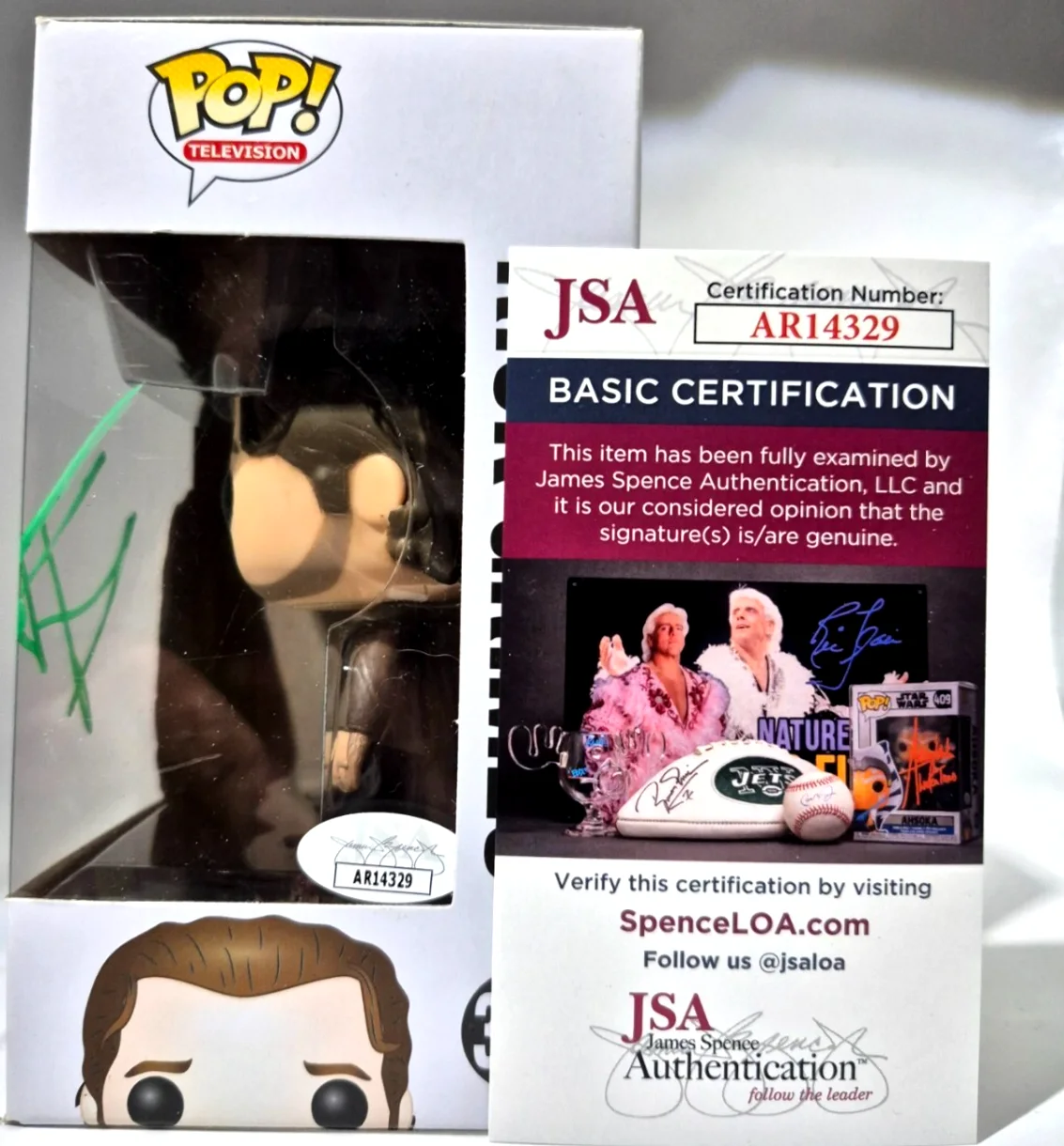 Andrew Lincoln — ANDREW LINCOLN SIGNED AUTOGRAPH THE WALKING DEAD RICK GRIMES FUNKO POP JSA COA, изображение 5