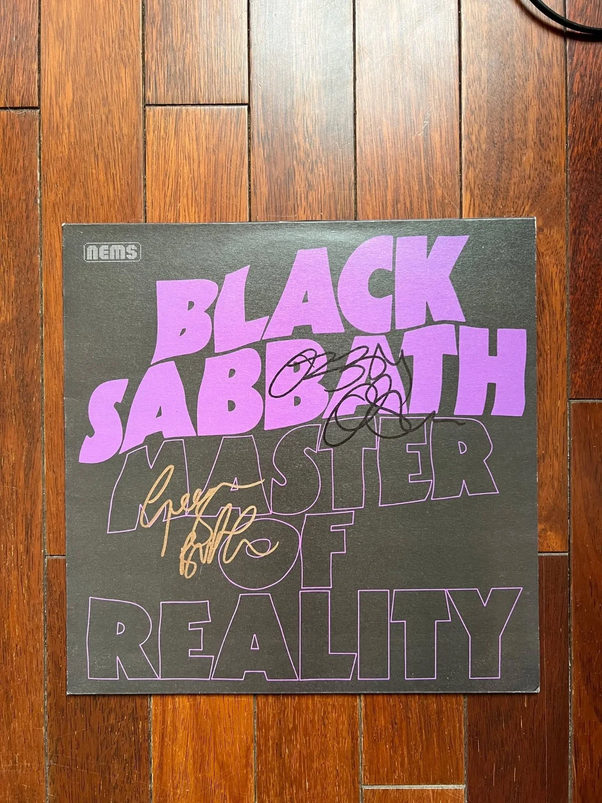 Black Sabbath Ozzy Osbourne Master Of Reality Signed Vinyl Record LP w/COA, изображение 4