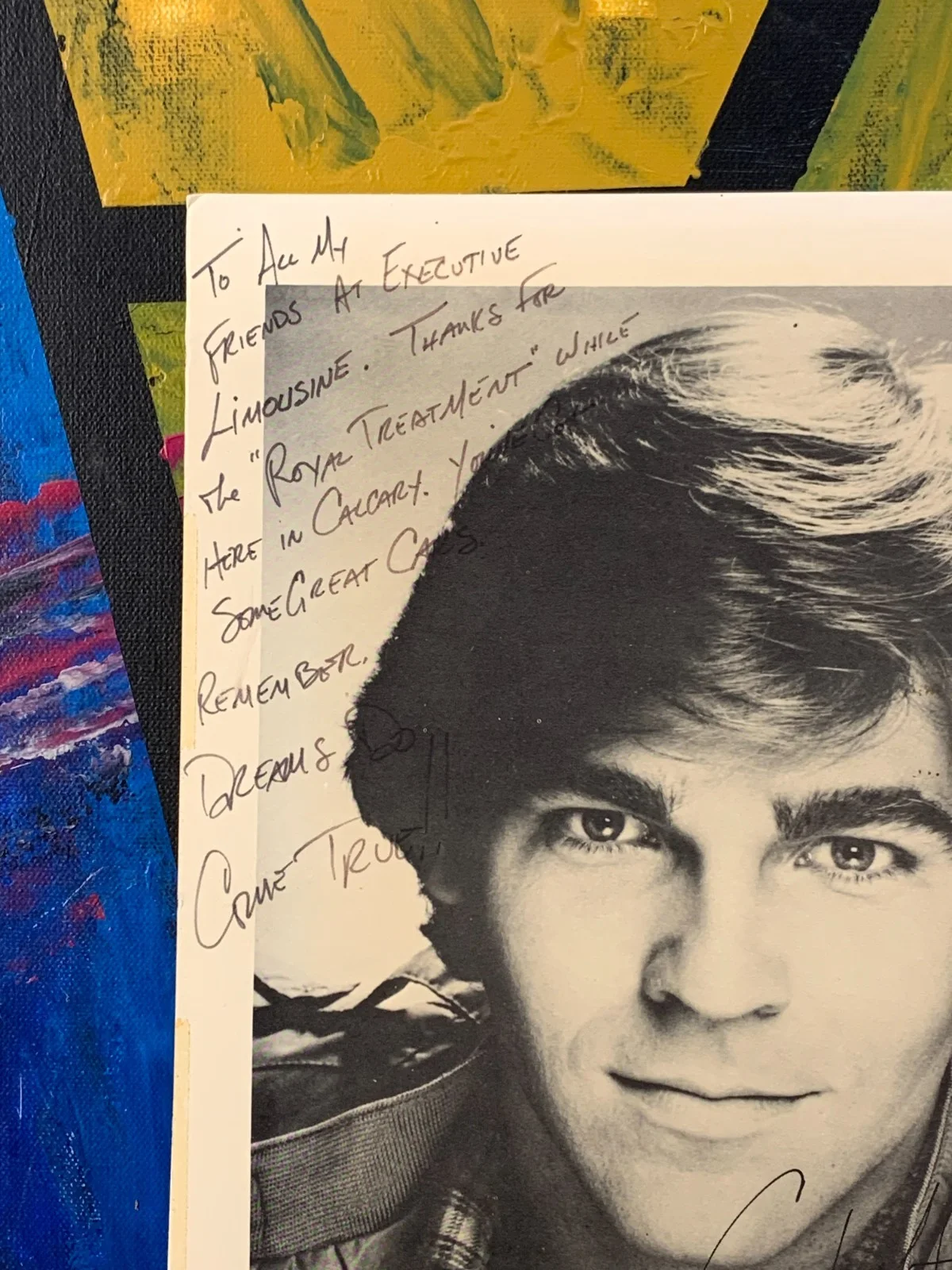 Chuck Wagner — Vintage 1984 Chuck Wagner Autograph Signed, image 3