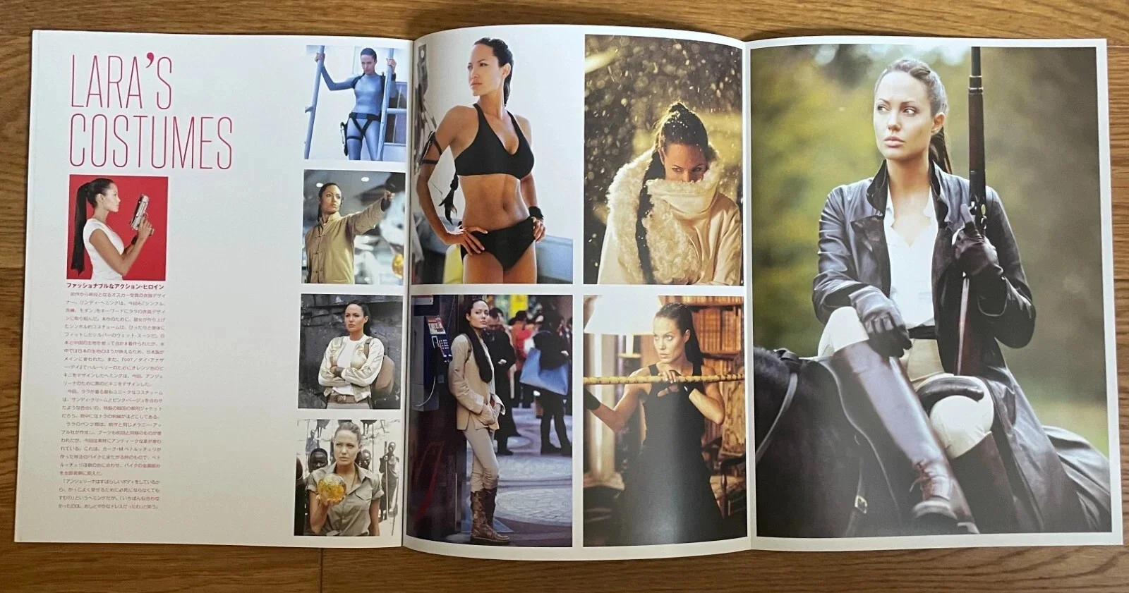 Lara Croft : Tomb Raider Movie Program SET OF 2 FILMS Japan Angelina Jolie, изображение 2