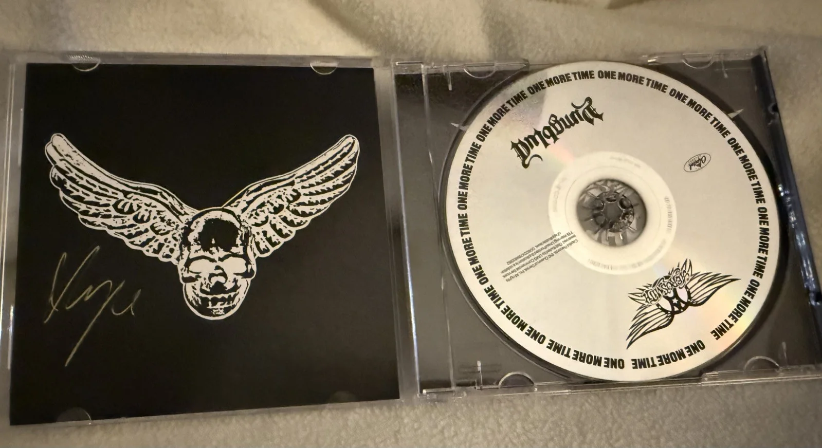 AEROSMITH & YUNGBLUD ONE MORE TIME CD + SIGNED ART CARD NEW, изображение 4