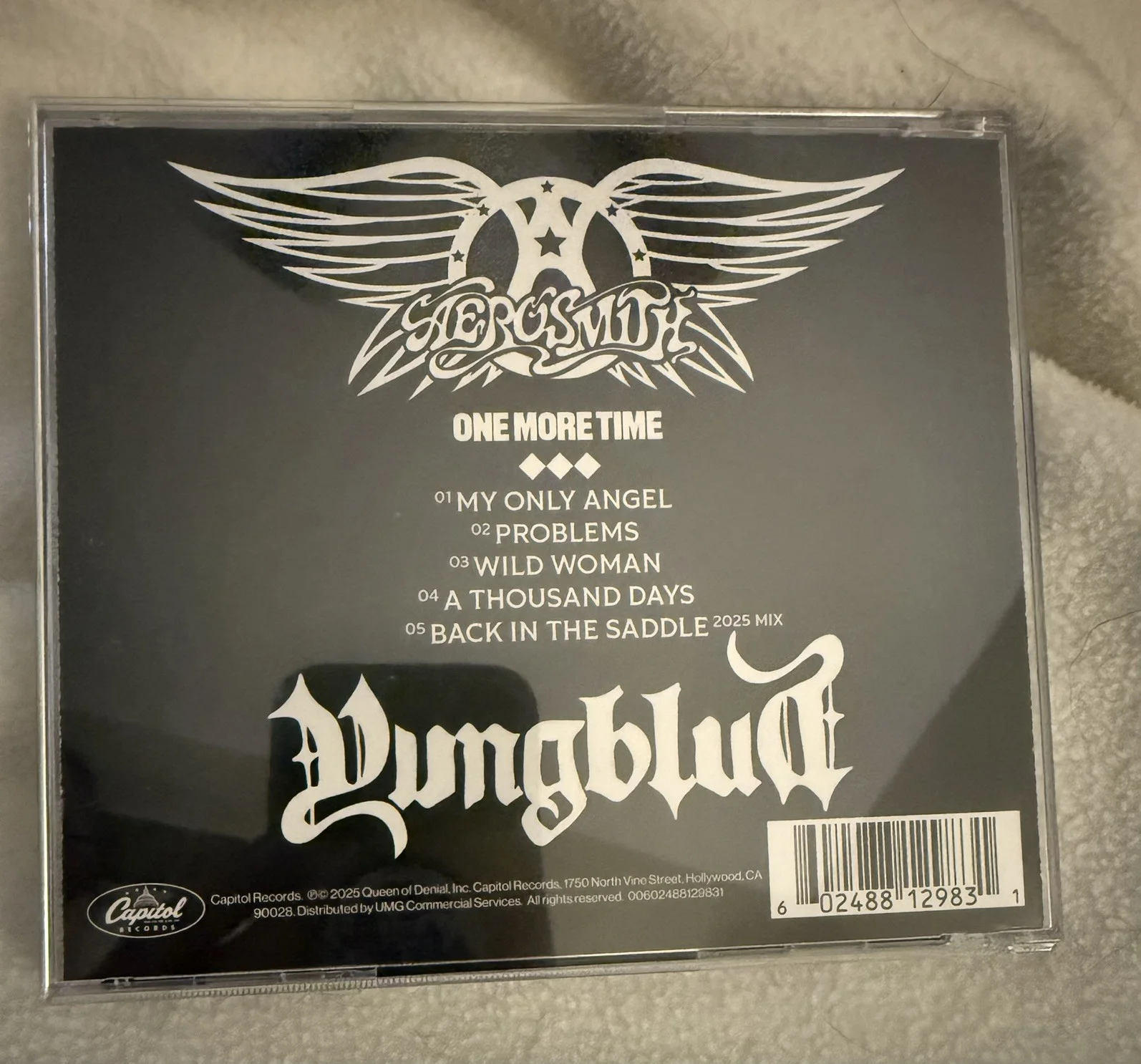 AEROSMITH & YUNGBLUD ONE MORE TIME CD + SIGNED ART CARD NEW, изображение 5