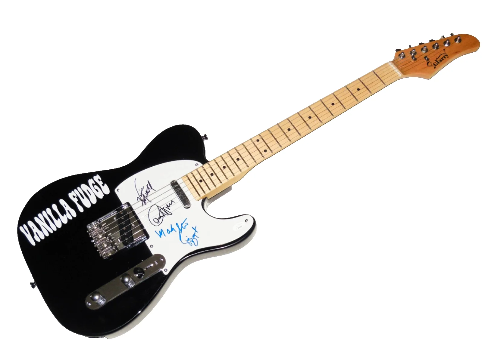 VANILLA FUDGE AUTOGRAPHED ELECTRIC GUITAR (4 SIGNATURES) - JSA COA!, изображение 4