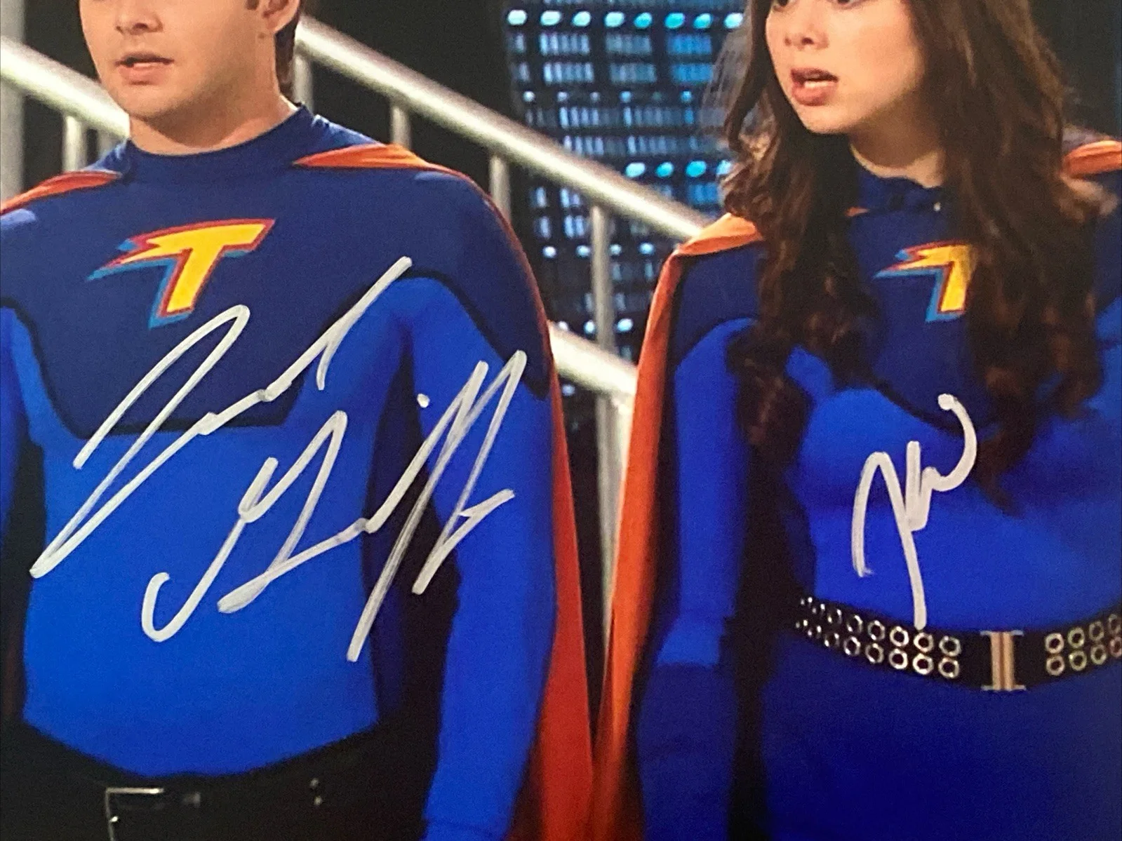 Kira Kosarin, Jack Griffo — Kira Kosarin & Jack Griffo Autographed 8x10 Photo The Thudermans Phoebe Max, image 2