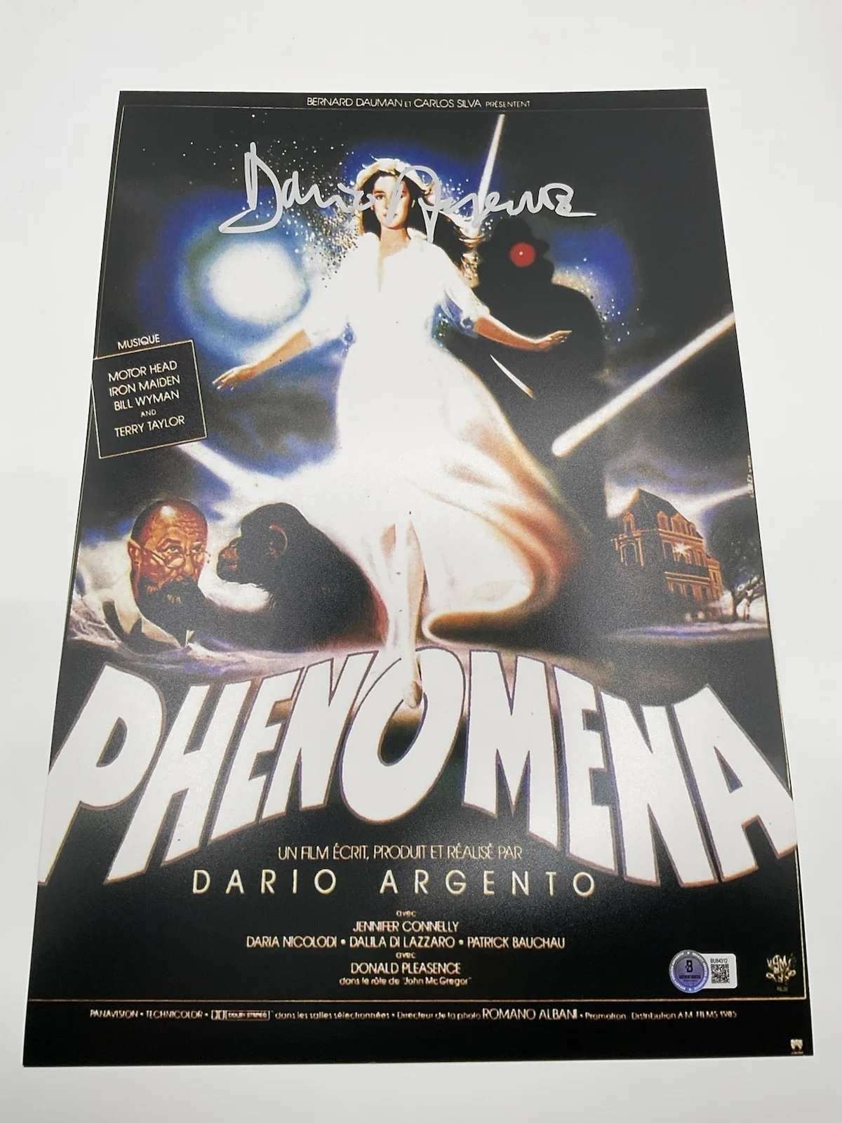 Dario Argento — Dario Argento signed photo BAS Phenomena signed 12x18 Horror signed photo Italy