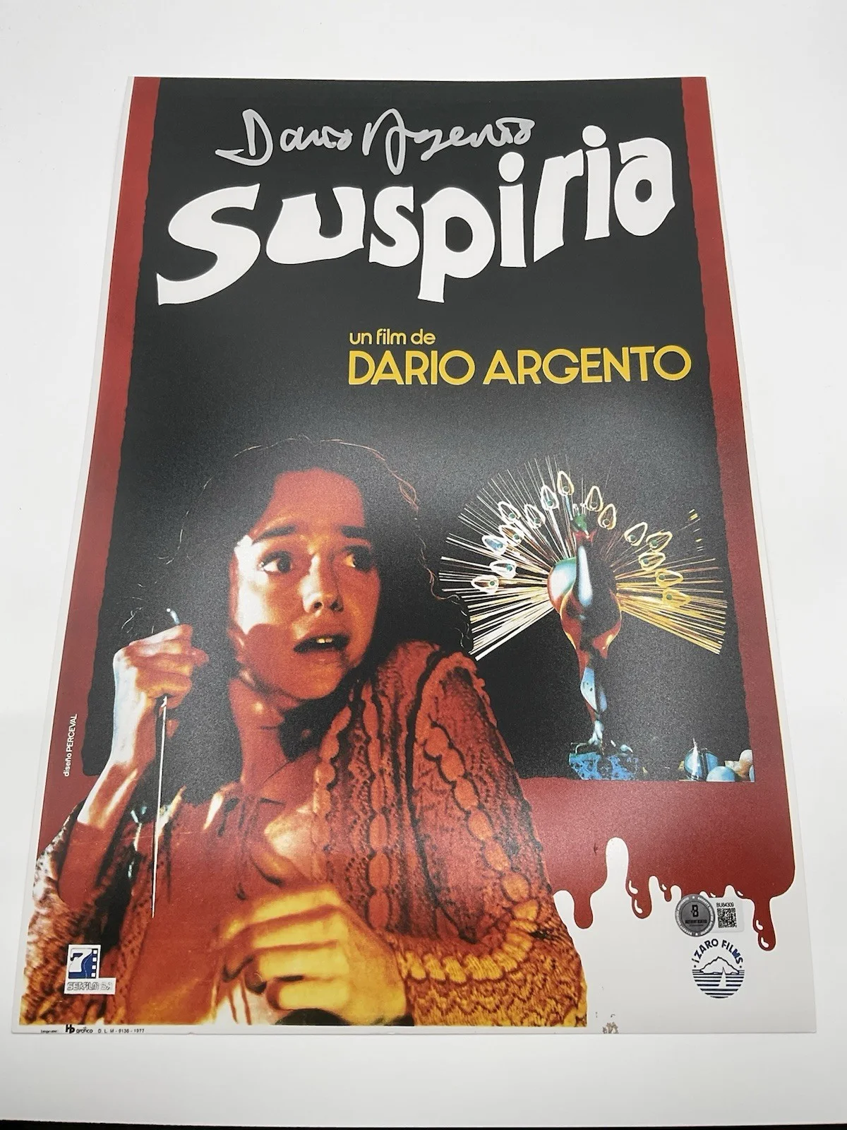 Dario Argento — Dario Argento signed photo BAS Suspiria signed 12x18 Horror signed photo Italian