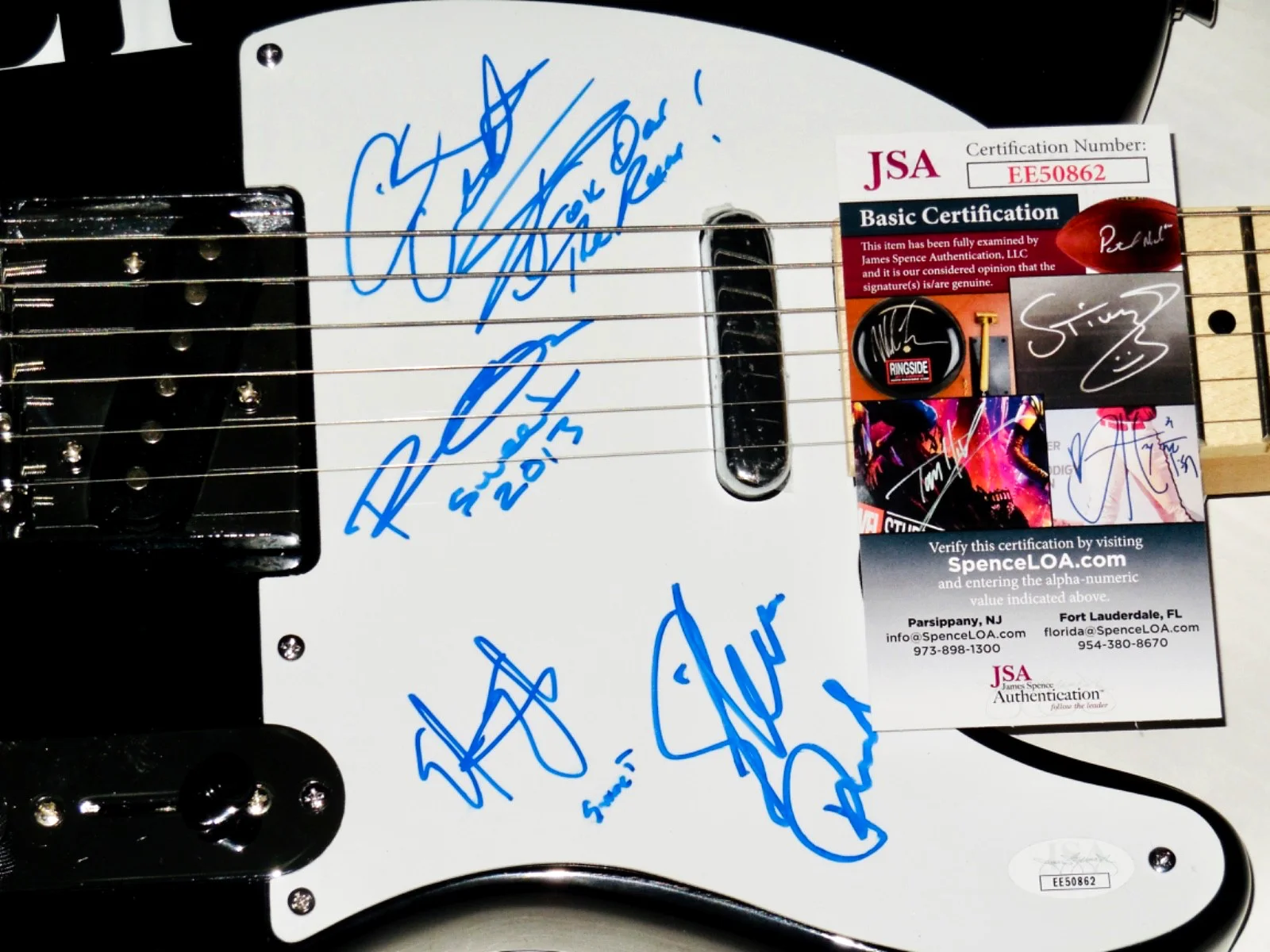 THE SWEET AUTOGRAPHED ELECTRIC GUITAR (4 SIGNATURES) - JSA COA!, изображение 2